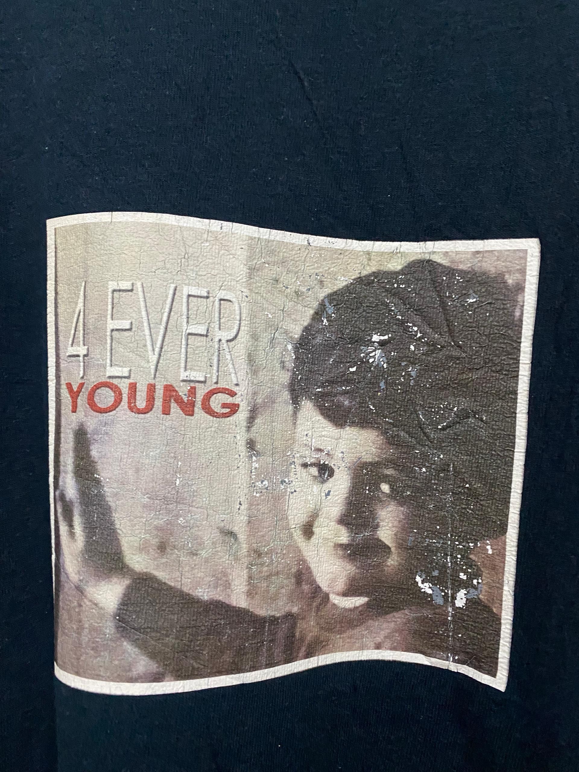 Vintage VTG Y2K Photo Print 4 Ever Young Potrait t shirt weber Size US L / EU 52-54 / 3 - 3 Thumbnail