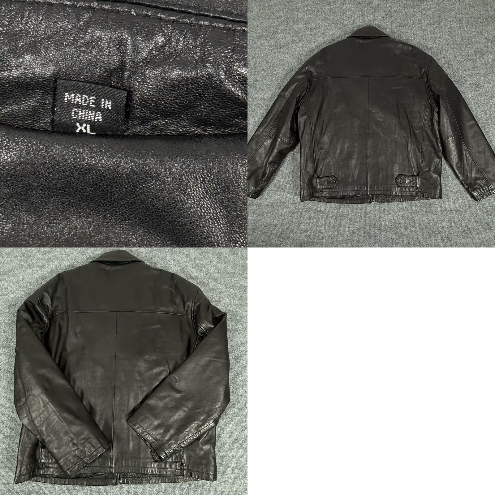 Vintage Excelled Leather Jacket Mens XL Quilted Lined Zip Pockets Classic Extra Large Size US XL / EU 56 / 4 - 9 Thumbnail