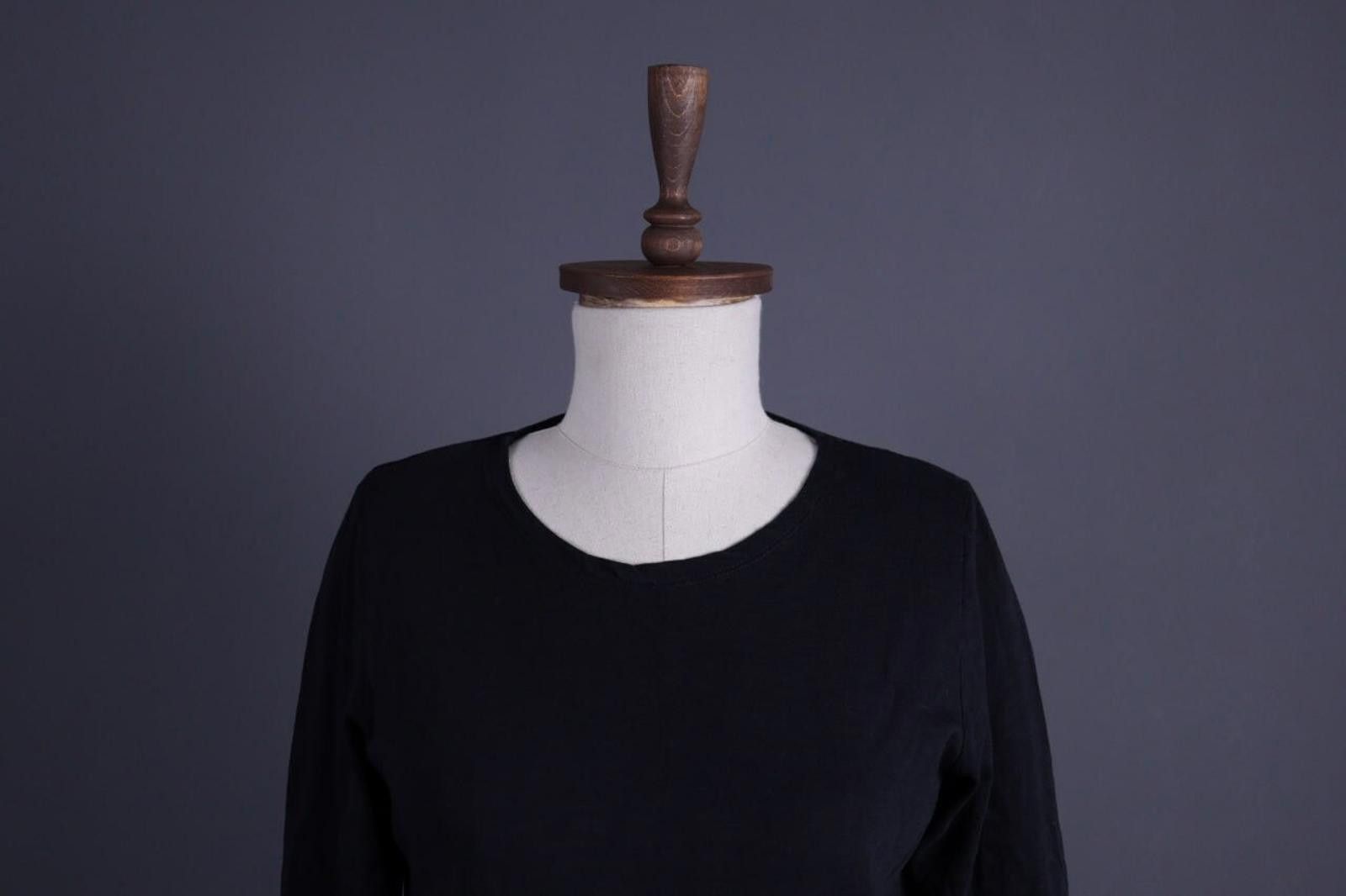Designer Gudrun Sjoden Black Relaxed Tunic Blouson Dress Size S Size S / US 4 / IT 40 - 2 Thumbnail