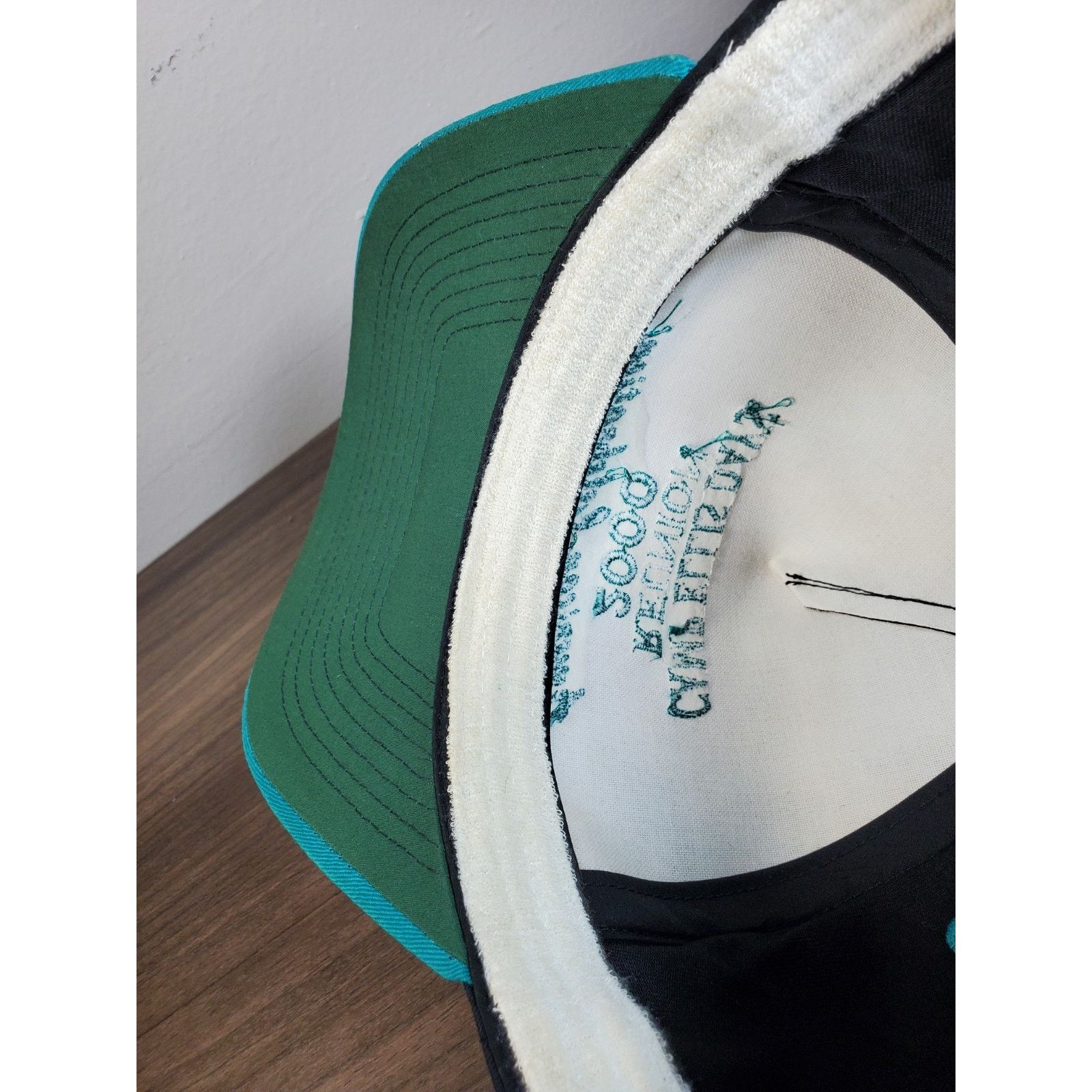 Vintage 2000 Camp Ellis Days Reunion Hat Snapback Cap Black & Teal Size ONE SIZE - 9 Thumbnail