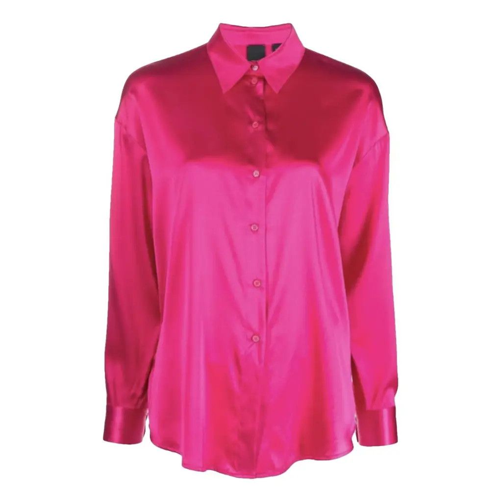 Pinko New silk shirt pink PINKO IT42 Size M / US 6-8 / IT 42-44 - 2 Thumbnail