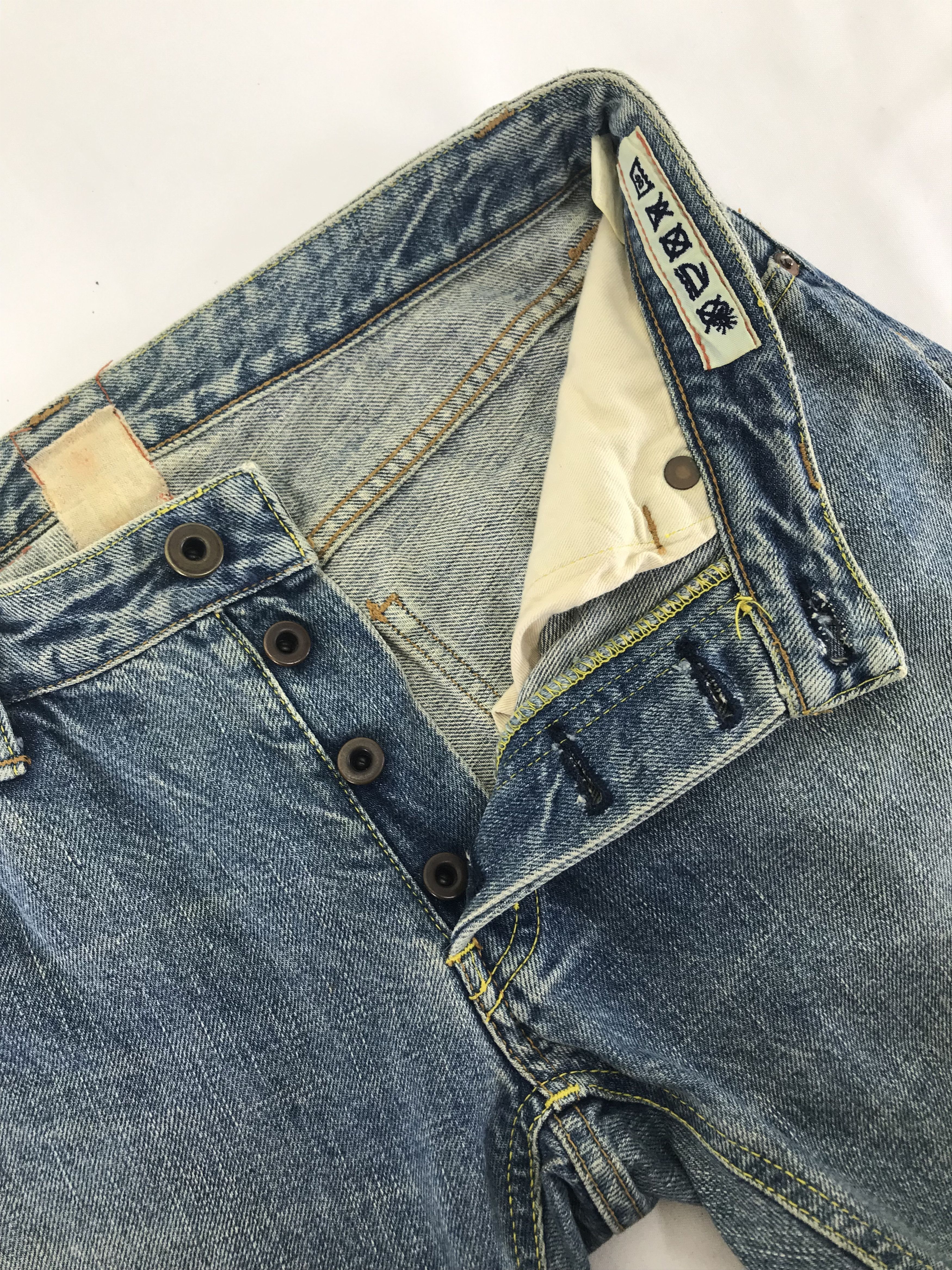 Hiroshi Kato Vintage Kato By Hiroshi Kato Selvedge Jeans Red Line Denim Size US 29 - 10 Thumbnail
