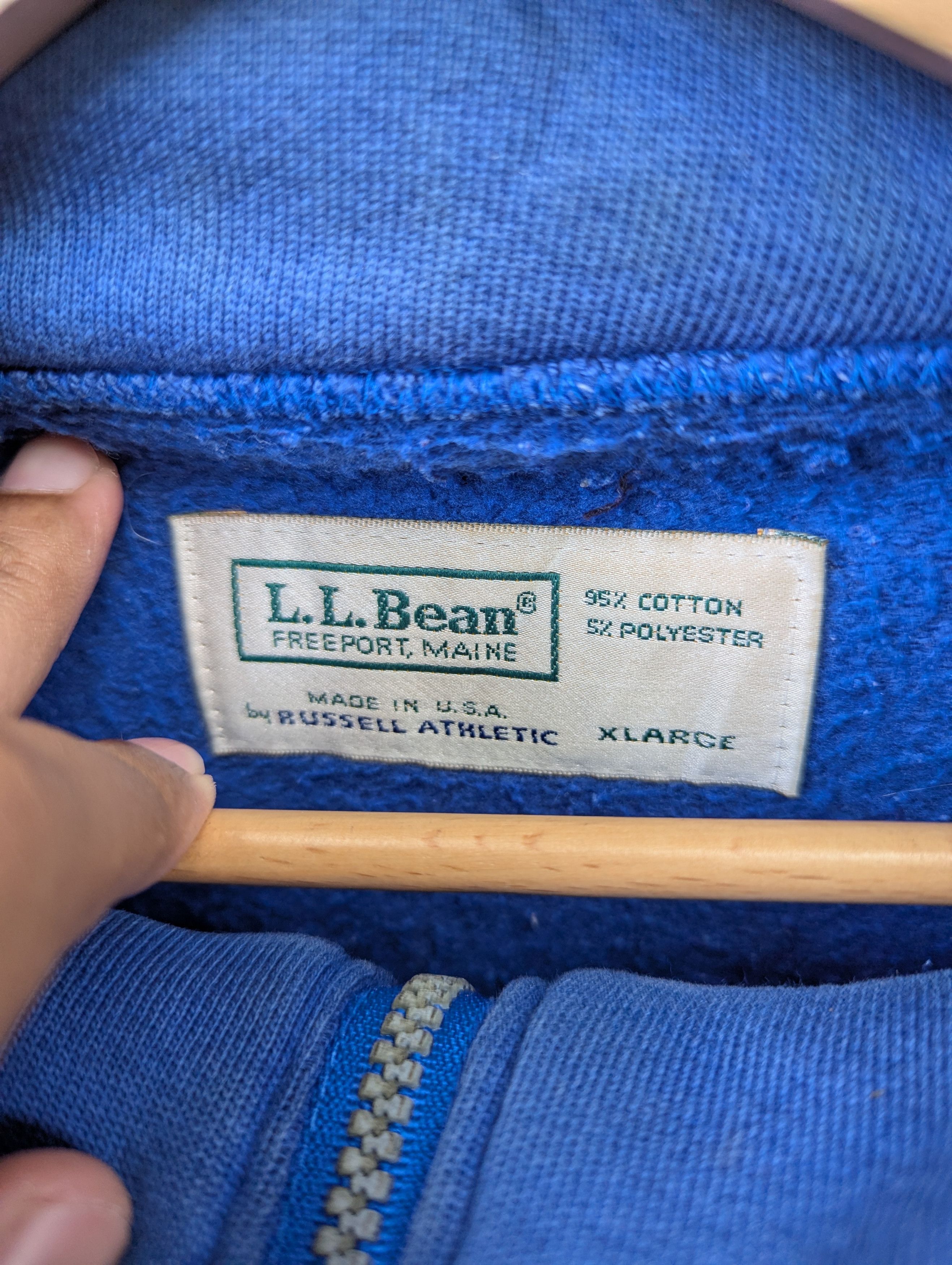 L.L. Bean Thrashed Vintage LL Bean Russell Athletic Sweater Size US XL / EU 56 / 4 - 3 Thumbnail