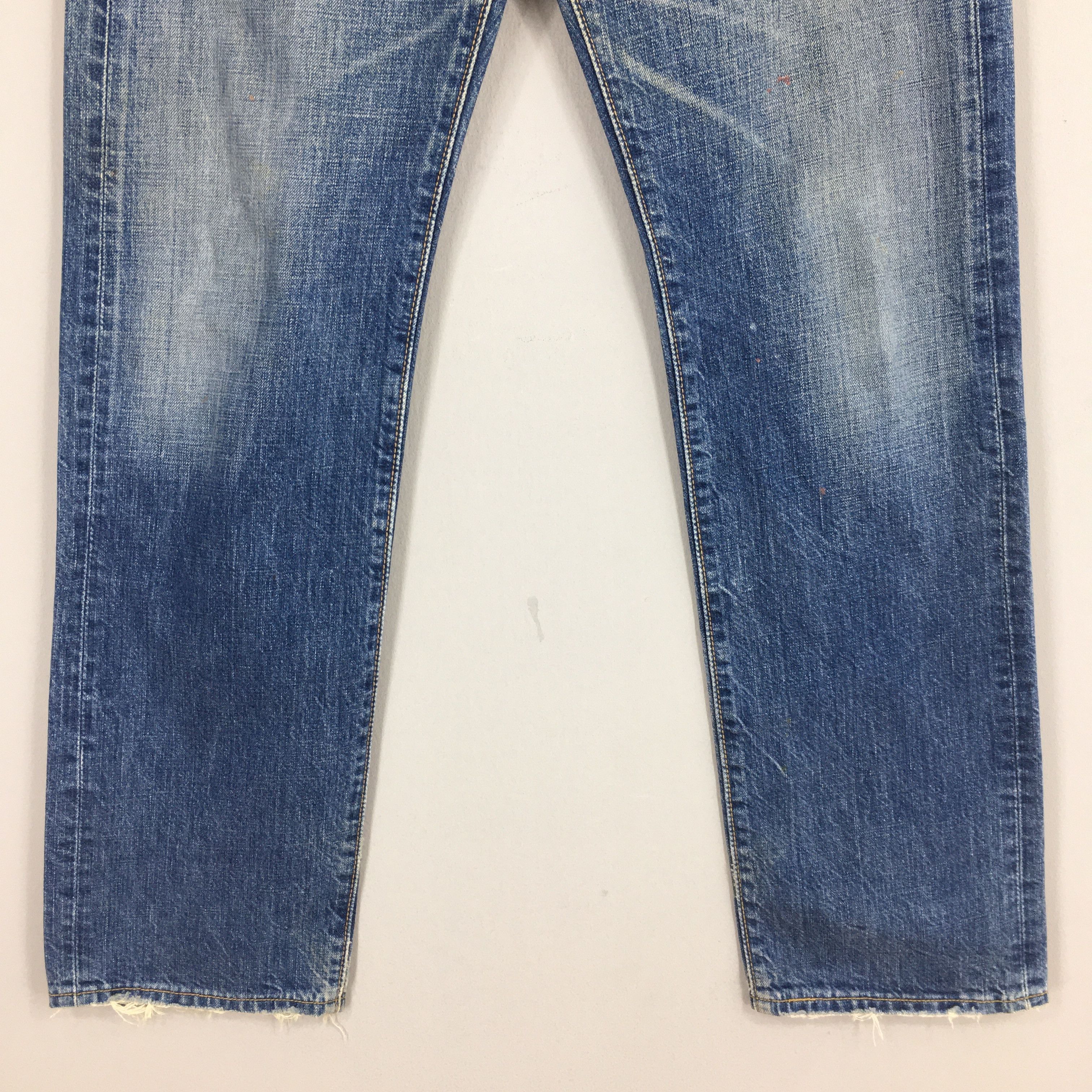 Levi's Size 28x30.5 Vintage 90s Levi's 501 Faded Blue Jeans S1214 Size US 28 / EU 44 - 4 Thumbnail