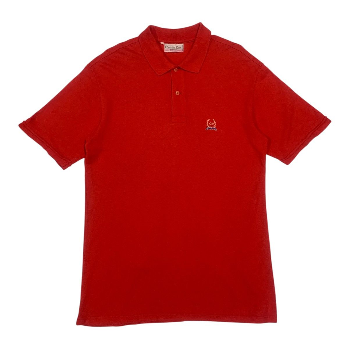 Christian Dior Monsieur Vintage Christian Dior Red Polo Shirt Size US M / EU 48-50 / 2 - 1 Thumbnail