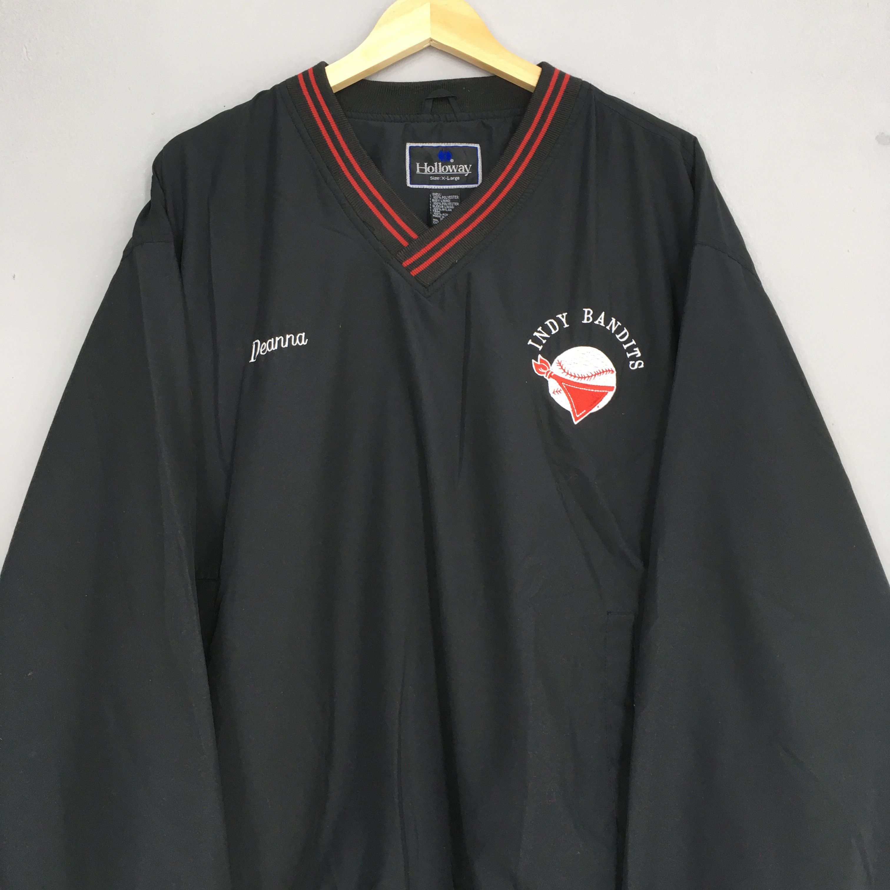 MLB Vintage Indiana Bandits Baseball MLB Pullover Jacket Size US XL / EU 56 / 4 - 2 Thumbnail