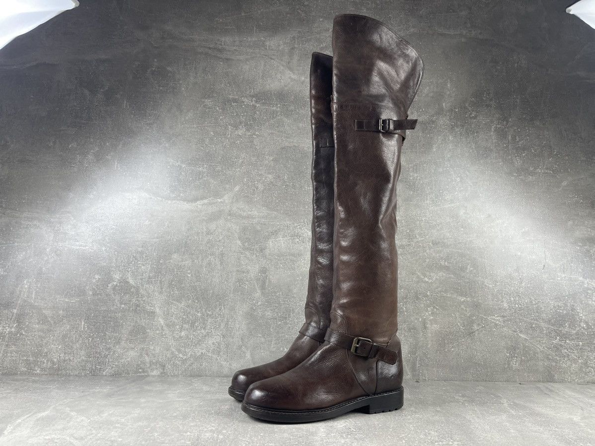 Buttero Buttero Women’s Over The Knee Riding Leather Boots Brown Size US 8 / IT 38 - 1 Thumbnail