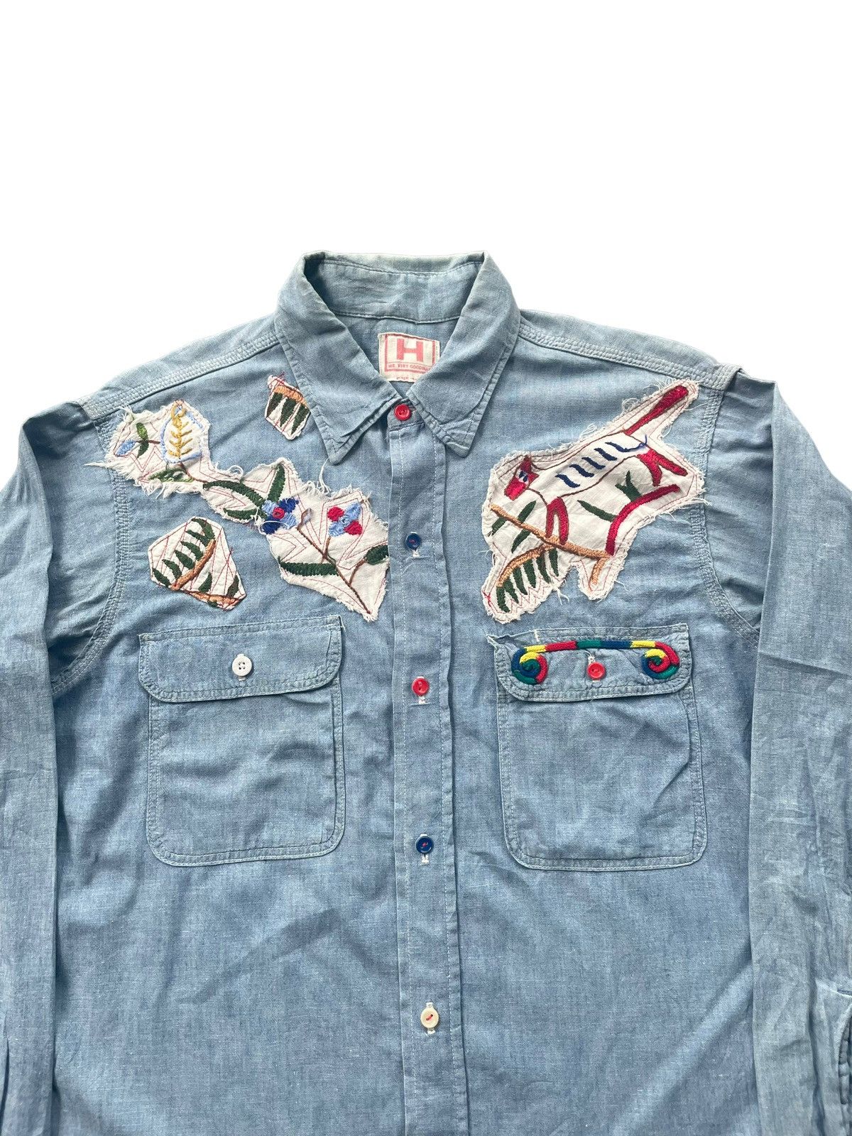 Big Mac × Designer Big Mac H Mr Very Goodman Chambary Shirt Size US M / EU 48-50 / 2 - 3 Thumbnail
