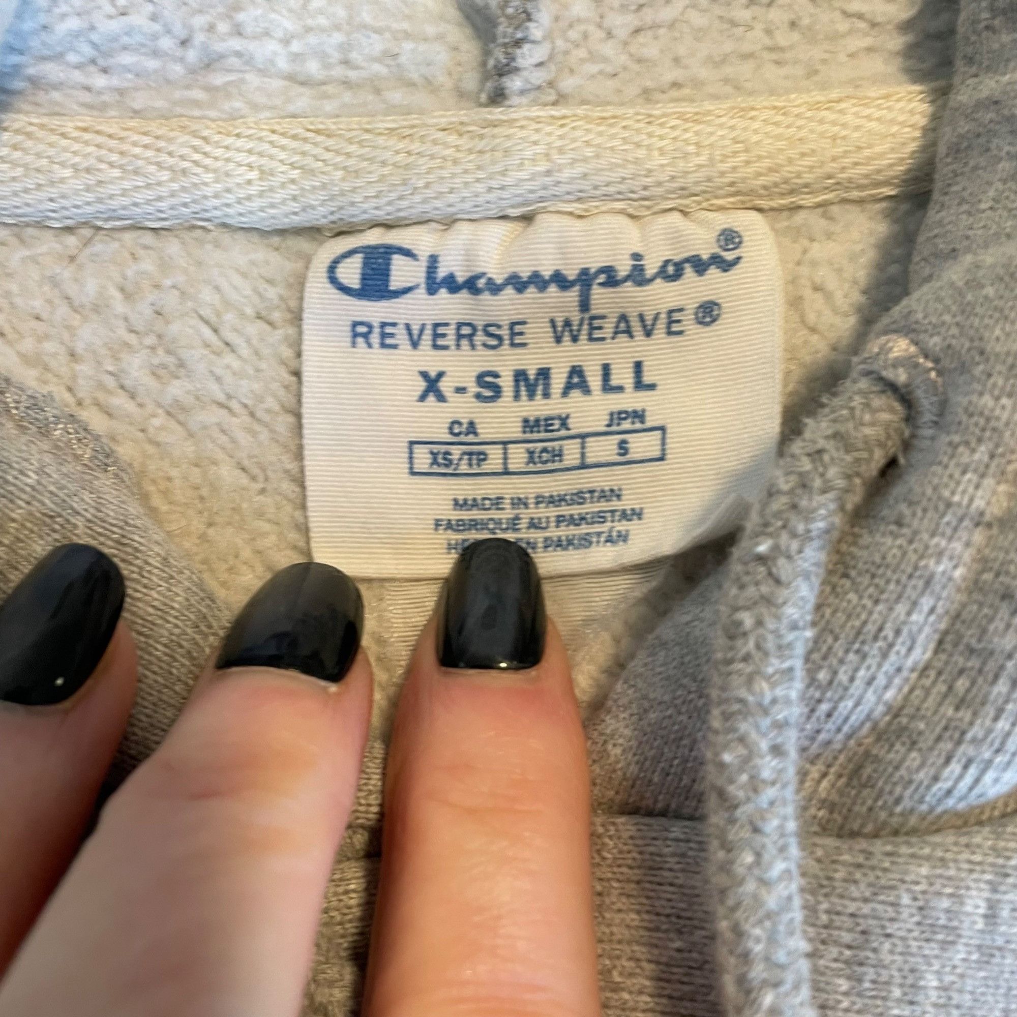 Champion Vintage Champion Gray Hoodie Lido Beach Florida Gray X-Small Size XS / US 0-2 / IT 36-38 - 5 Thumbnail