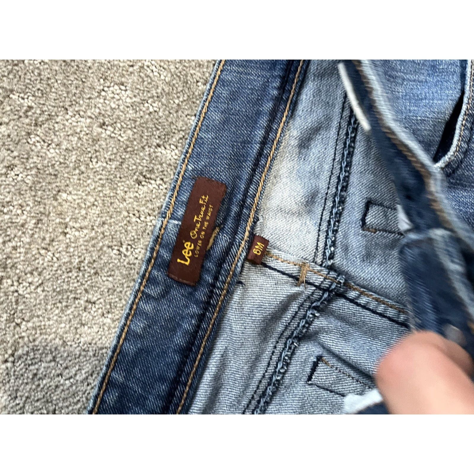 Lee VINTAGE Lee Jeans Women Bootcut Style Size 5/6M Mid Rise Dark Wash 5-Pocket Denim Size 27" / US 4 / IT 40 - 5 Thumbnail