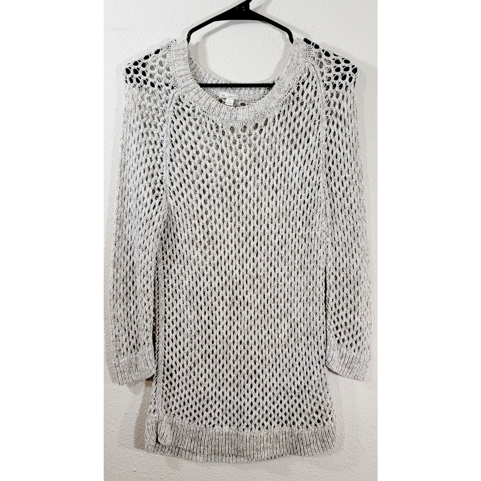 Gap Gap Beige Tan Crew Neck Open Knit Chunky Sweater Top Large Size L / US 10 / IT 46 - 5 Thumbnail
