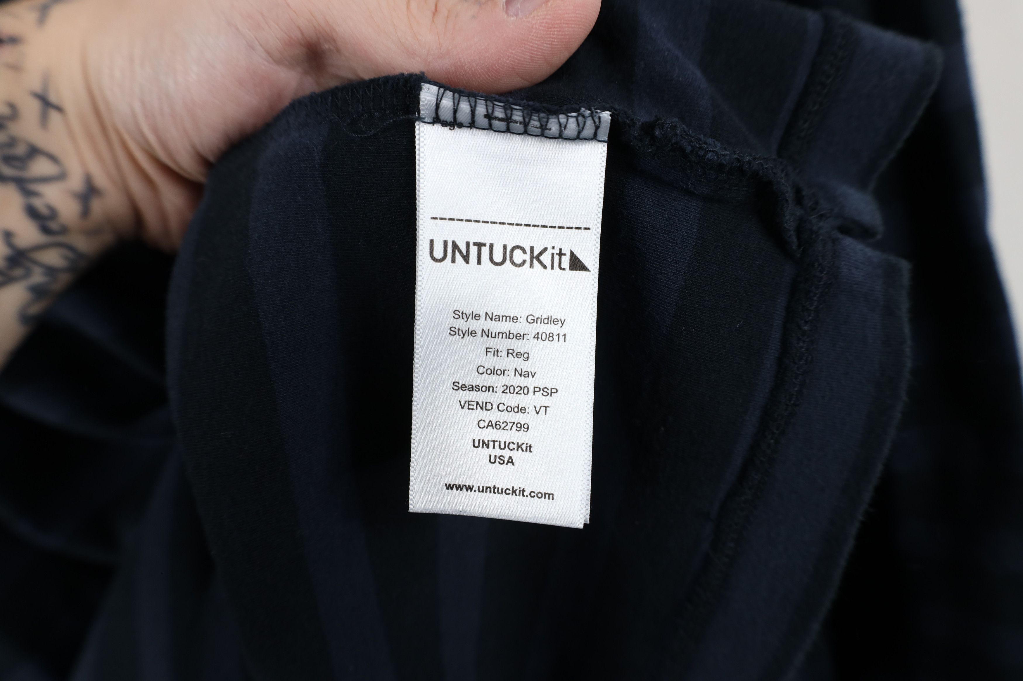 UNTUCKit Untuckit Color Block Long Sleeve Rugby Polo Shirt Blue Size US L / EU 52-54 / 3 - 10 Thumbnail