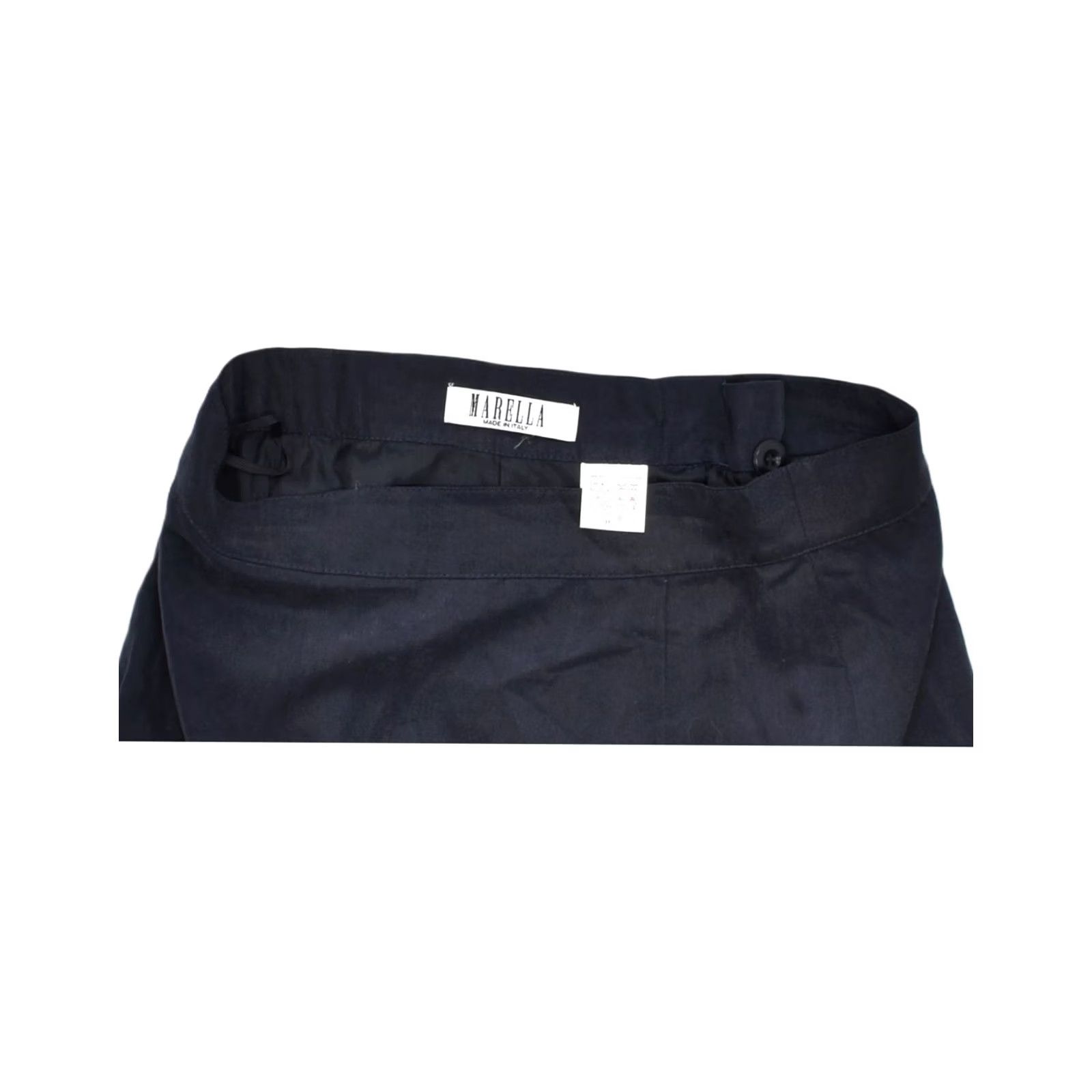 Marella Marella Womens Pencil Skirt Large UK 16 W30 Black Cupro Size 36" / US 14 / IT 50 - 3 Thumbnail