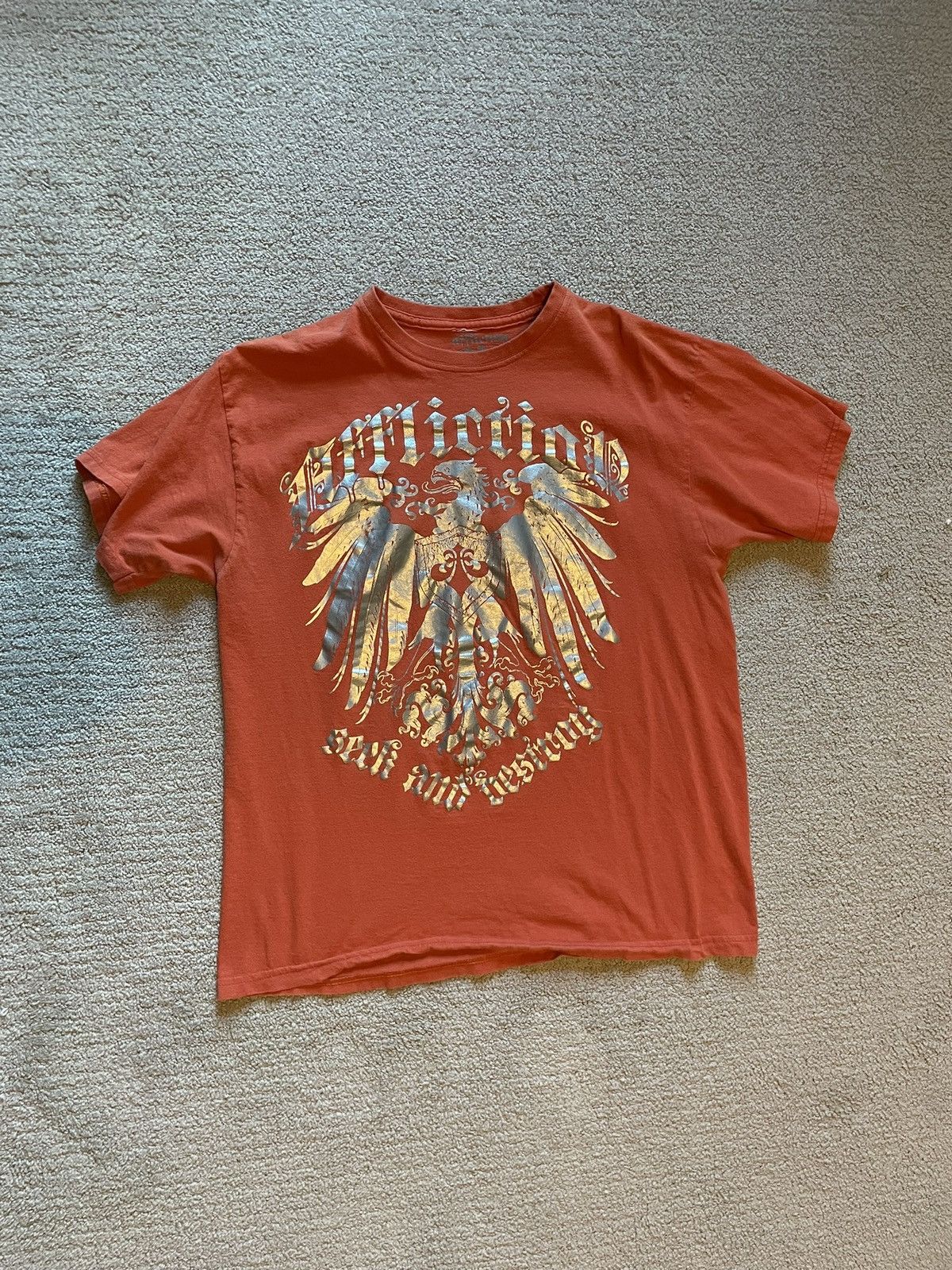 Vintage Orange affliction tshirt Size US M / EU 48-50 / 2 - 1 Thumbnail