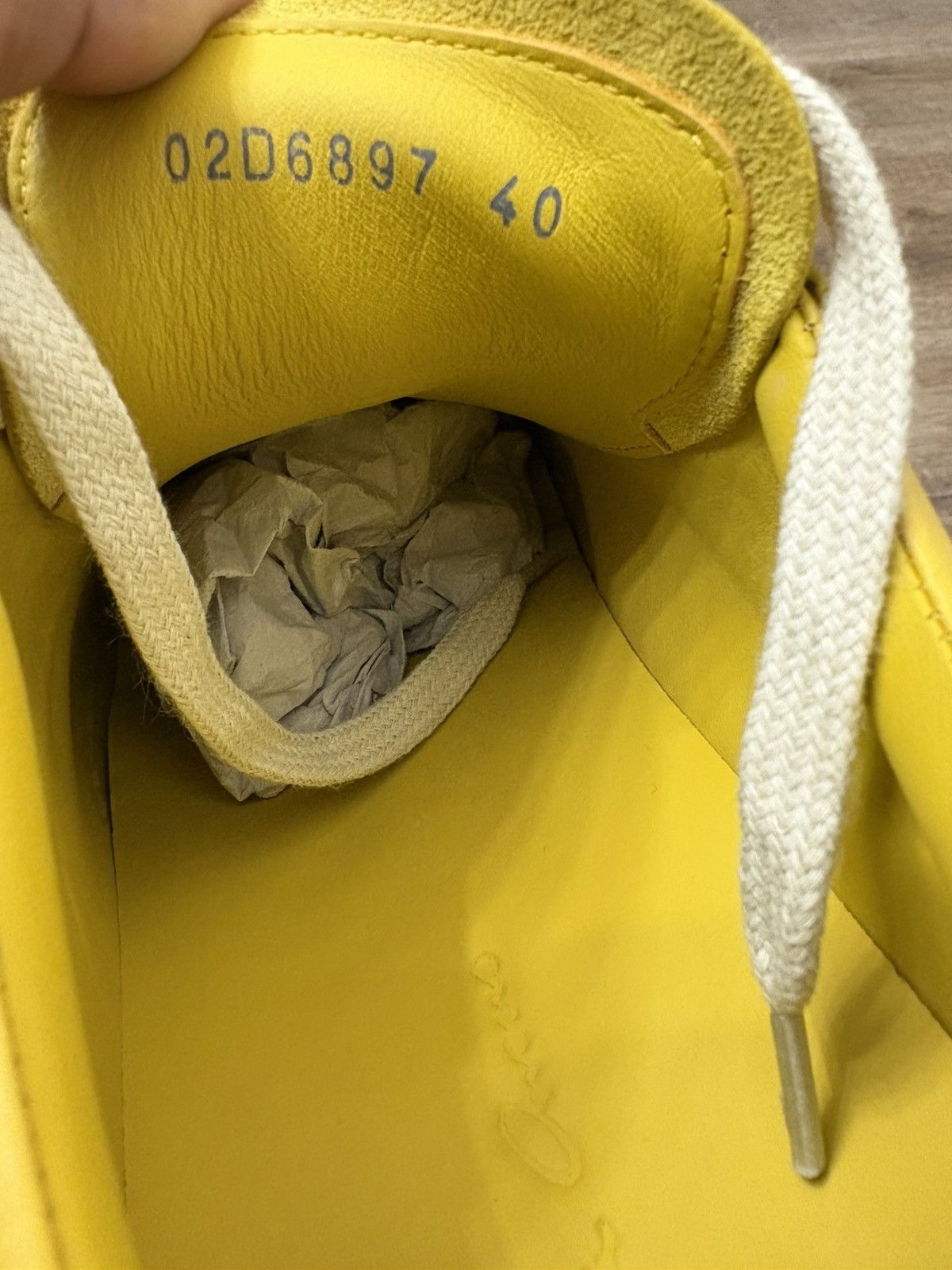 Rick Owens **RARE Rick Owens Vintage Sneak Lemon/Milk/Milk Size US 7 / EU 40 - 8 Thumbnail