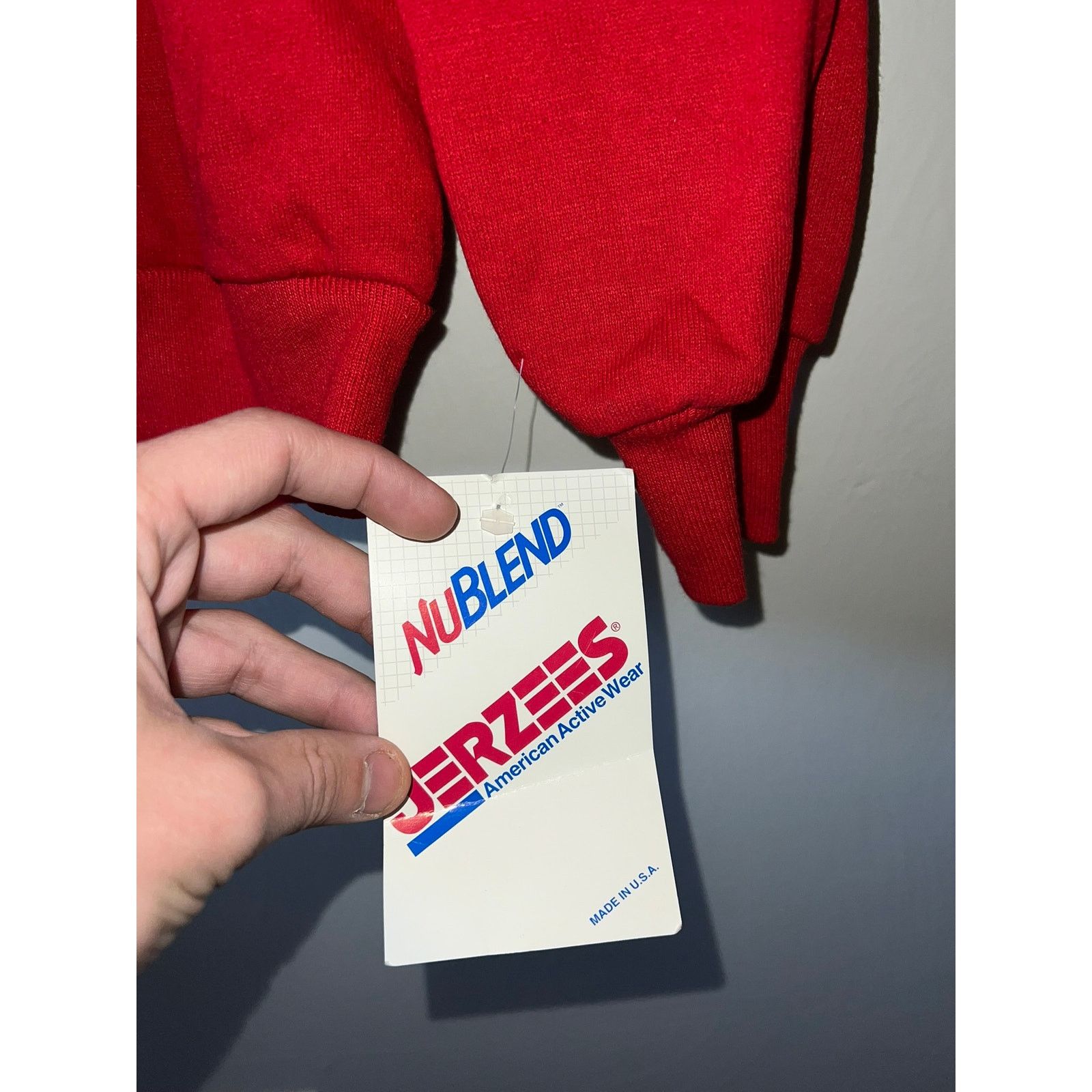 Jerzees Vintage Utah Sweatshirt Moose Skiing Red Ski Crewneck 90s M Size US M / EU 48-50 / 2 - 6 Thumbnail