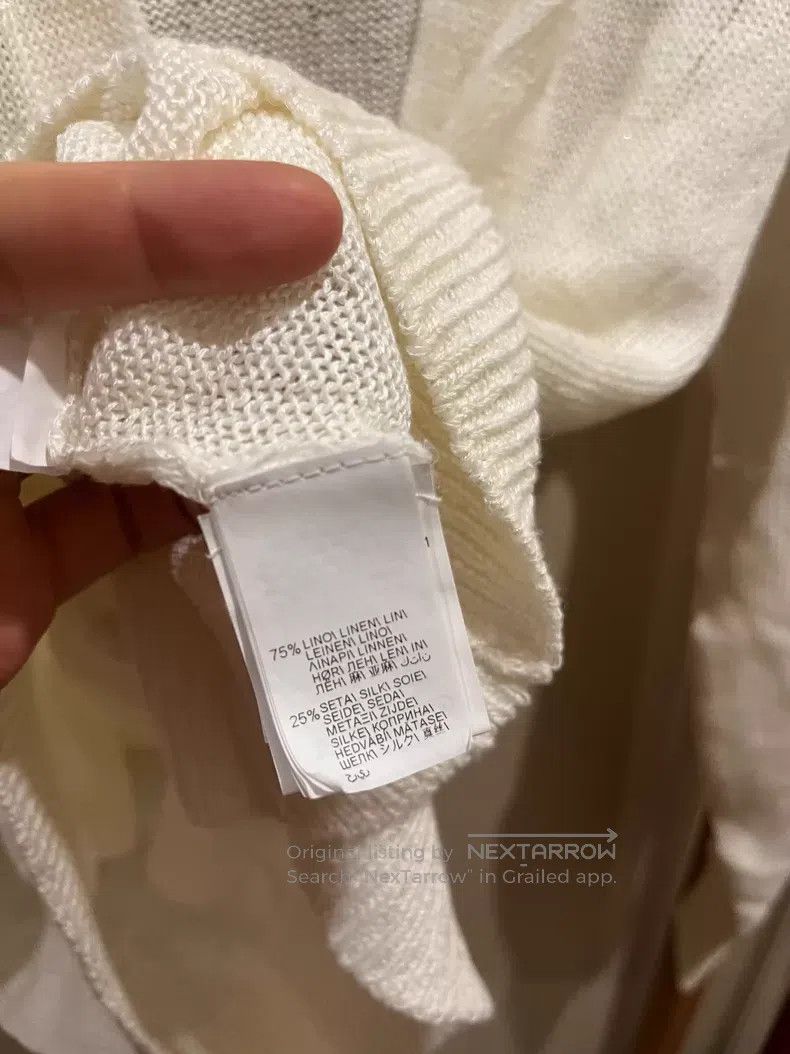 Brunello Cucinelli Brunello Cucinelli Linen Beaded Open Cardigan Jacket Size M / US 6-8 / IT 42-44 - 6 Thumbnail
