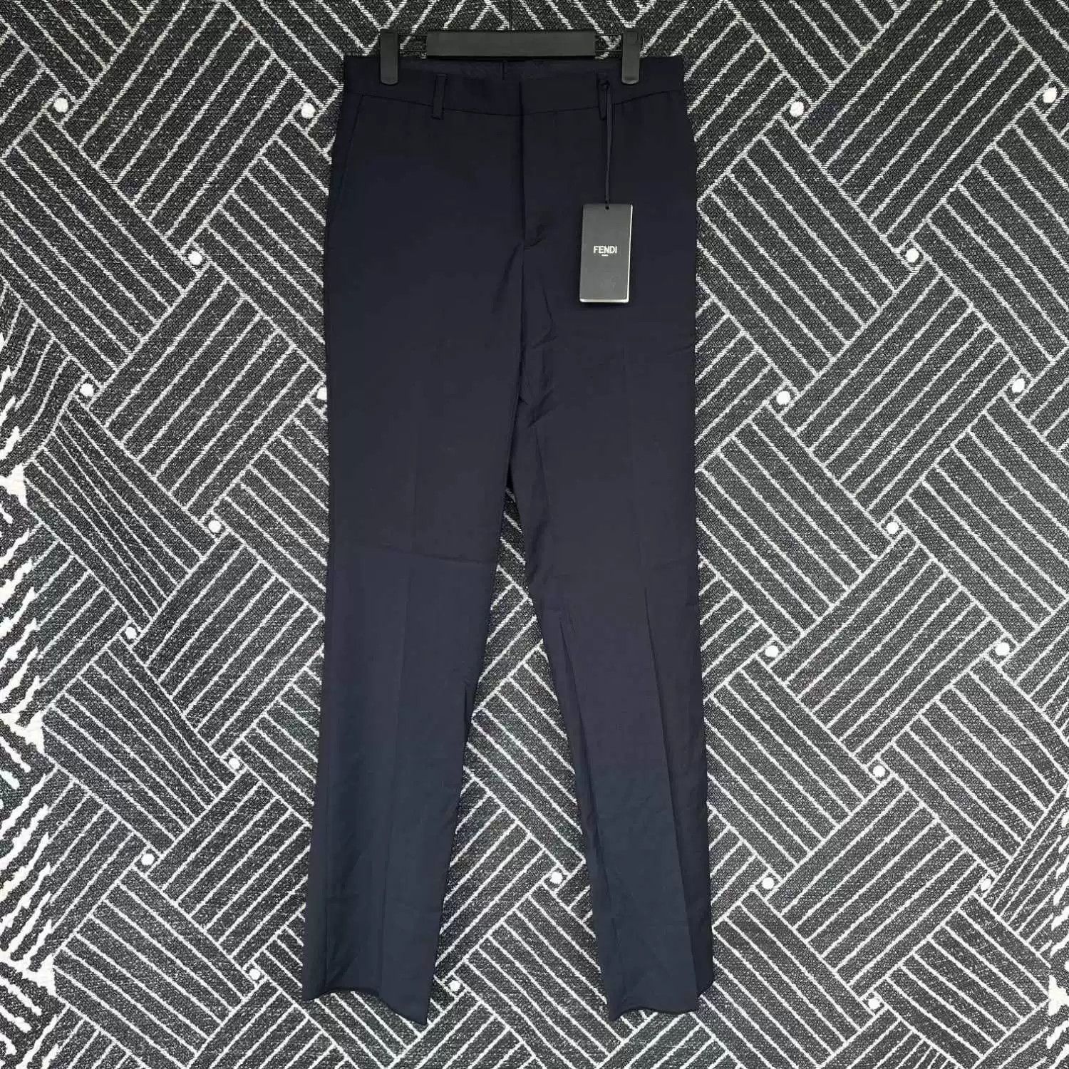 Fendi black wool trousers by Fendi, condition Size US 28 / EU 44 - 1 Preview