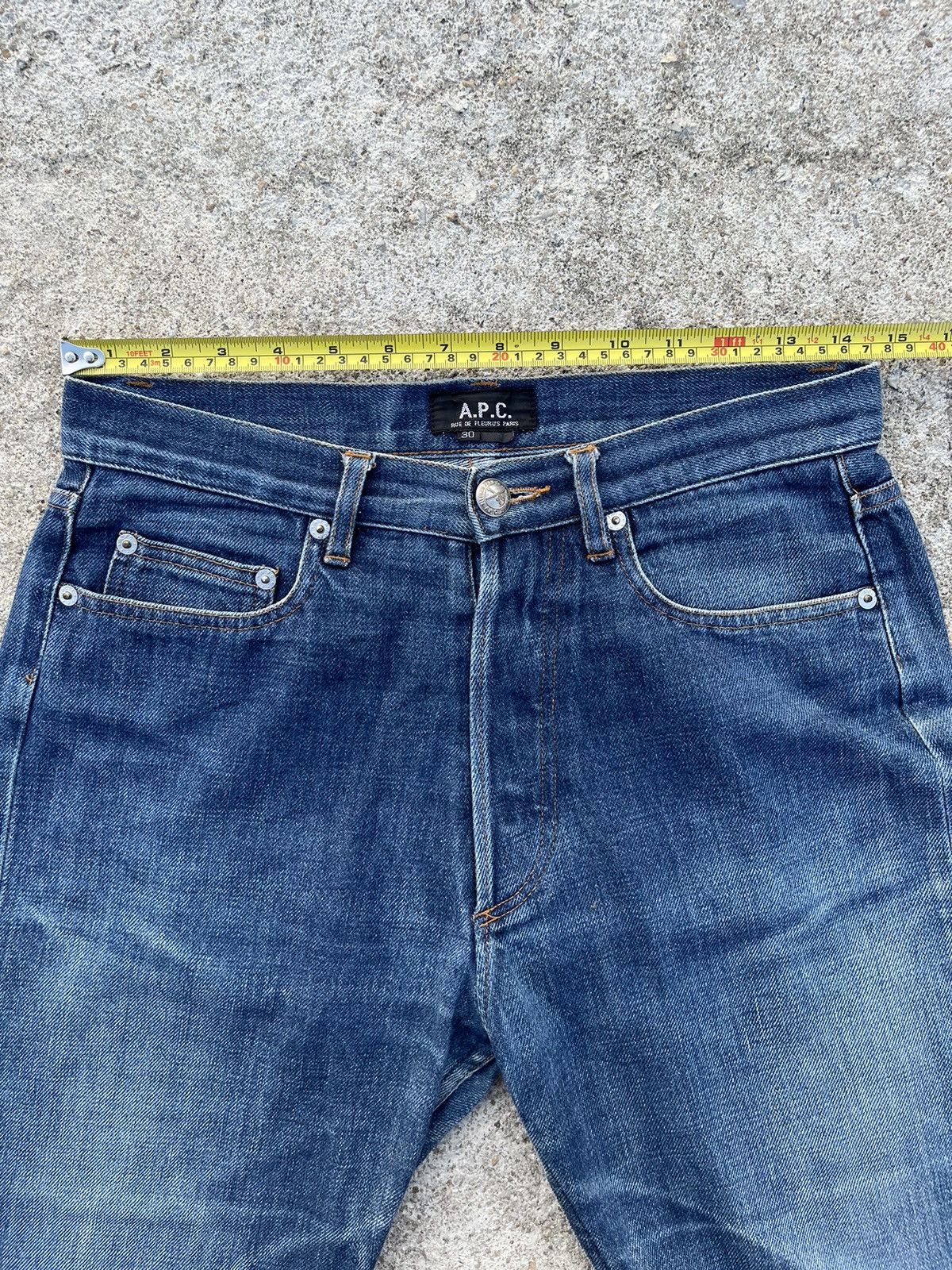 A.P.C. × Japanese Brand 🔥 APC Japanese Brand Selvedge Distressed Denim W29🔥 Size US 29 - 5 Thumbnail