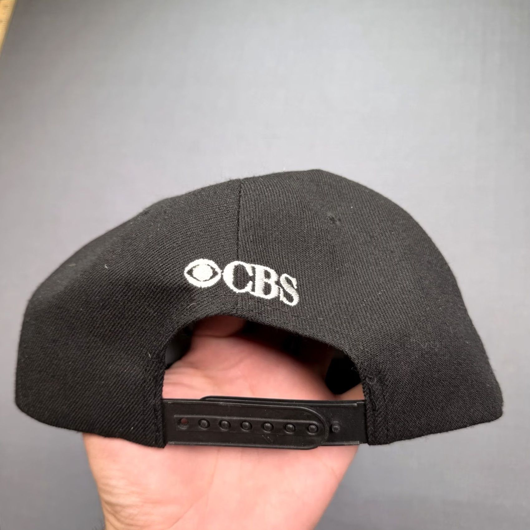 Vintage NCIS Hat Cap SnapBack Black CBS TV Show Season Nineteen Embroidered Baseball Cap Men One Size Adjustable Polyester Black Cast & Crew Size ONE SIZE - 4 Thumbnail
