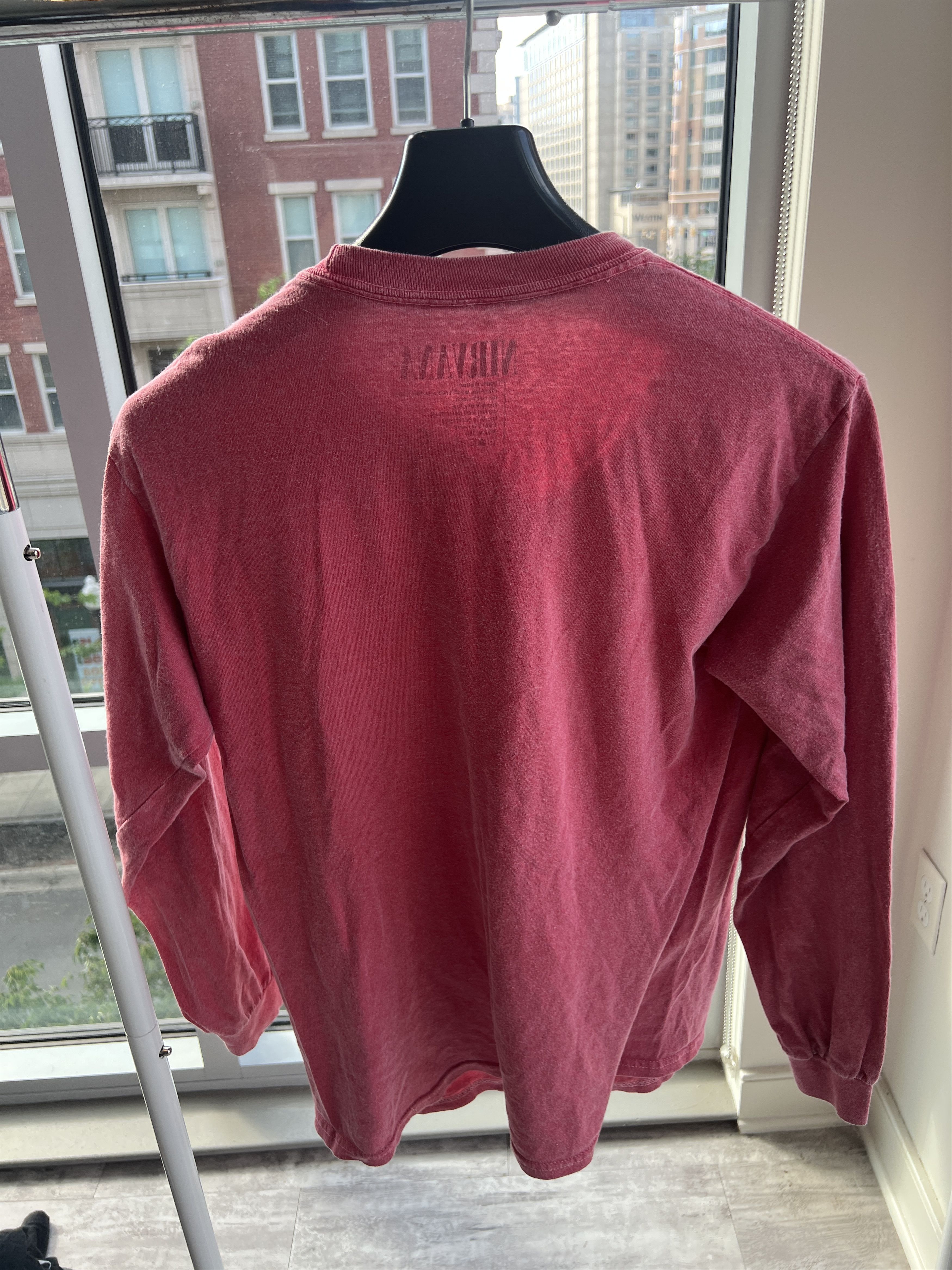 Nirvana Nirvana In Utero Long Sleeve Graphic T-Shirt Red Pink Size S / US 4 / IT 40 - 2 Thumbnail