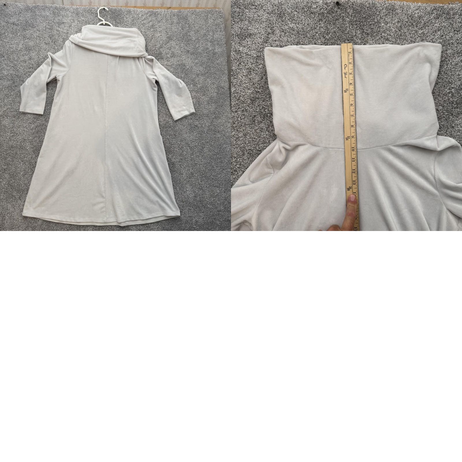 Vintage EST 1946 Dress Womens XL Cowl Neck 3/4 Sleeve Pockets Soft Pullover Size XL / US 12-14 / IT 48-50 - 9 Thumbnail