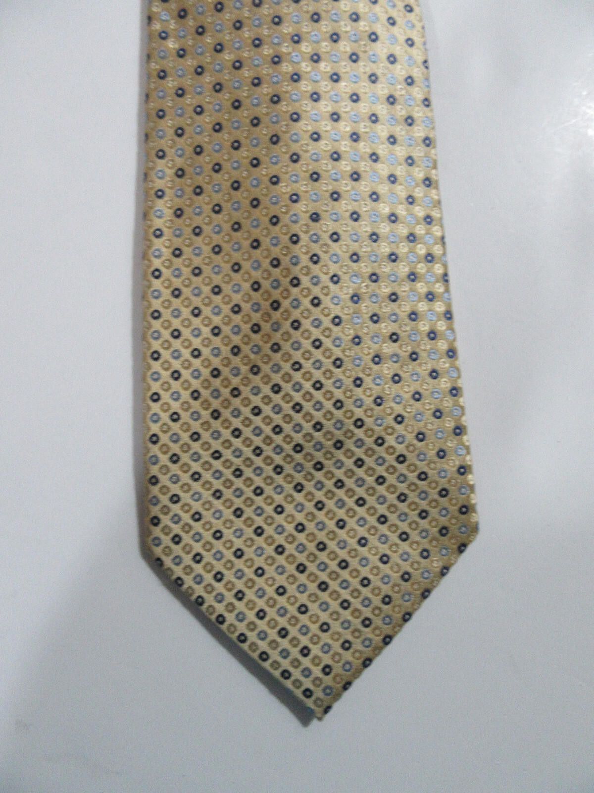 Designer Donald J. Trump Signature Collection Necktie Yellow Pattern Size ONE SIZE - 4 Thumbnail