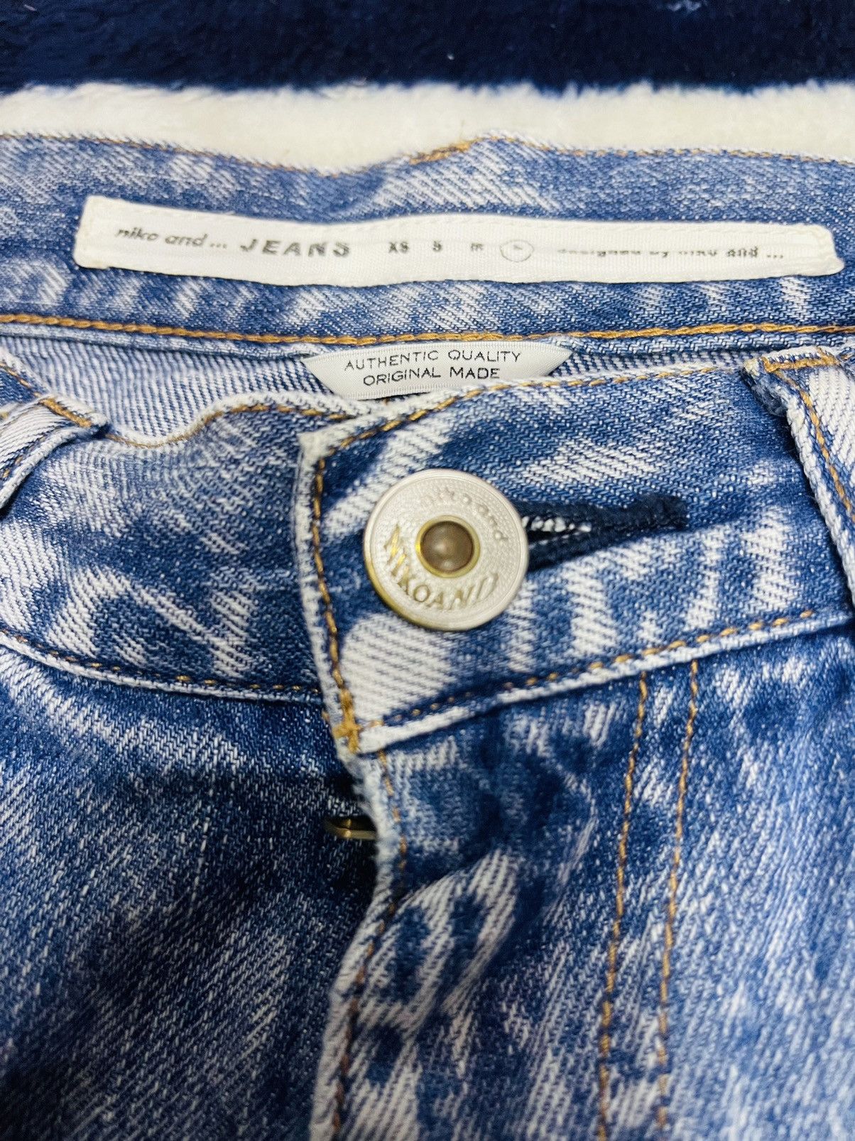 Japanese Brand Niko And… Baggy Jeans (11) Size 29" - 9 Thumbnail