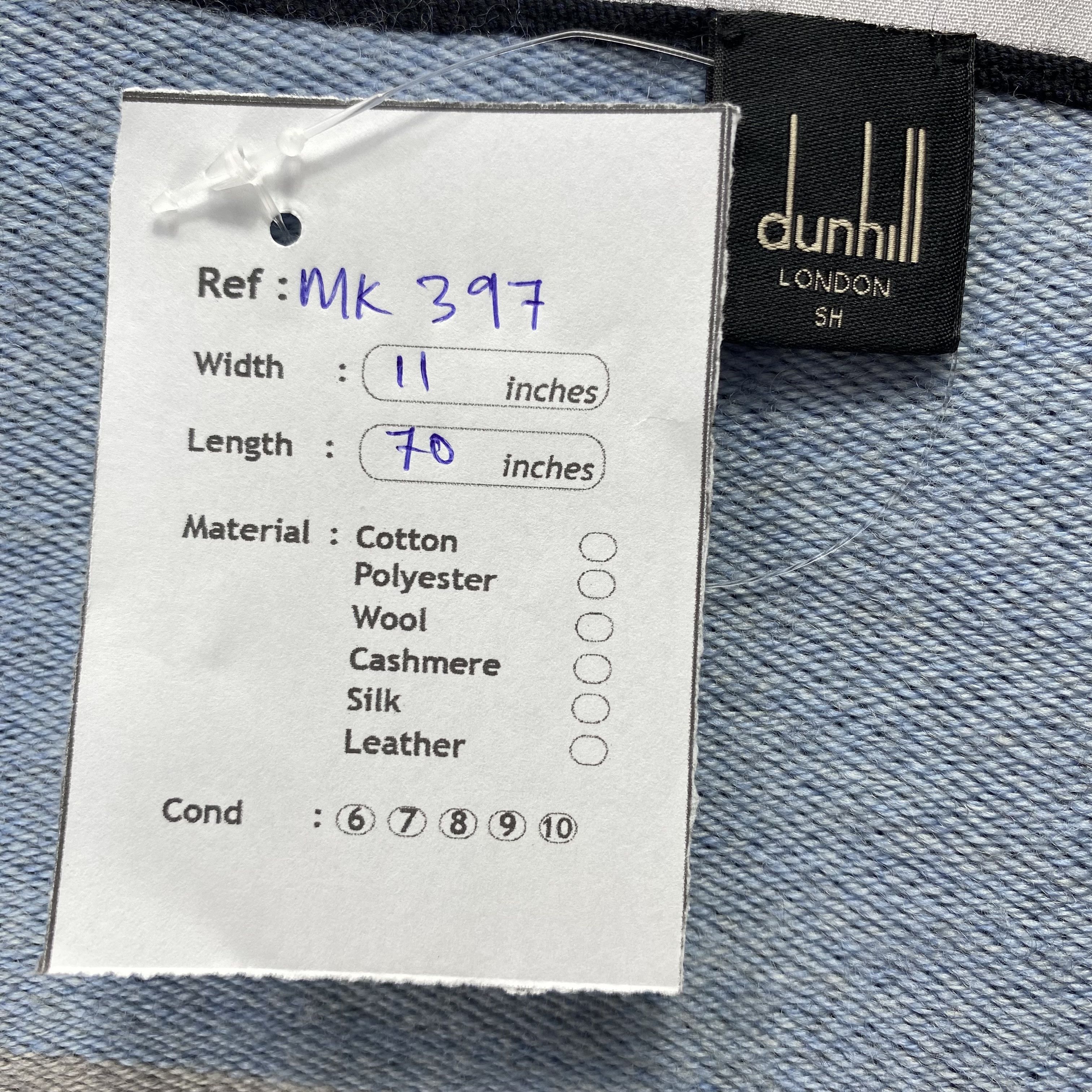 Alfred Dunhill Dunhill Scarf Neck Wrap Wool Muffler Size ONE SIZE - 6 Thumbnail