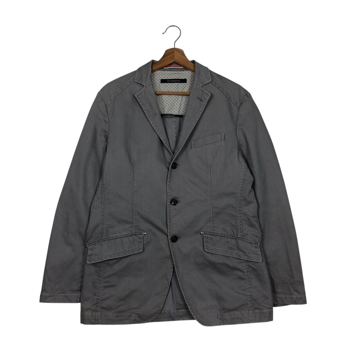Japanese Brand 📌Vintage Chore Work Jacket Intermezzo Issey Miyake Size US M / EU 48-50 / 2 - 2 Thumbnail