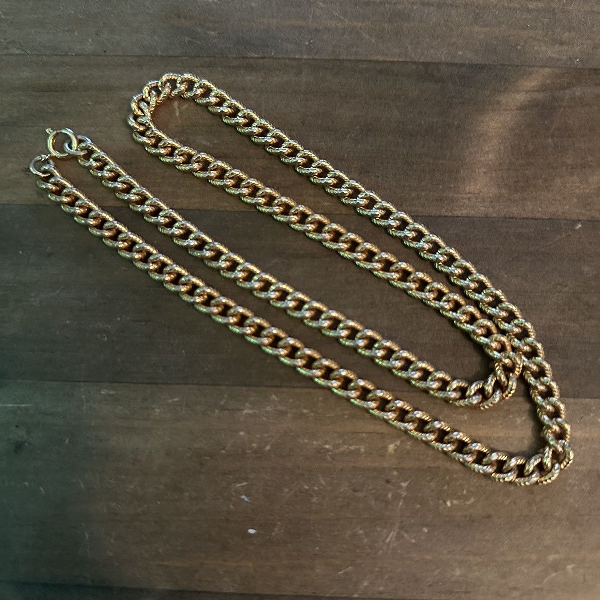 Vintage Vintage Cuban link chain necklace Size ONE SIZE - 2 Thumbnail