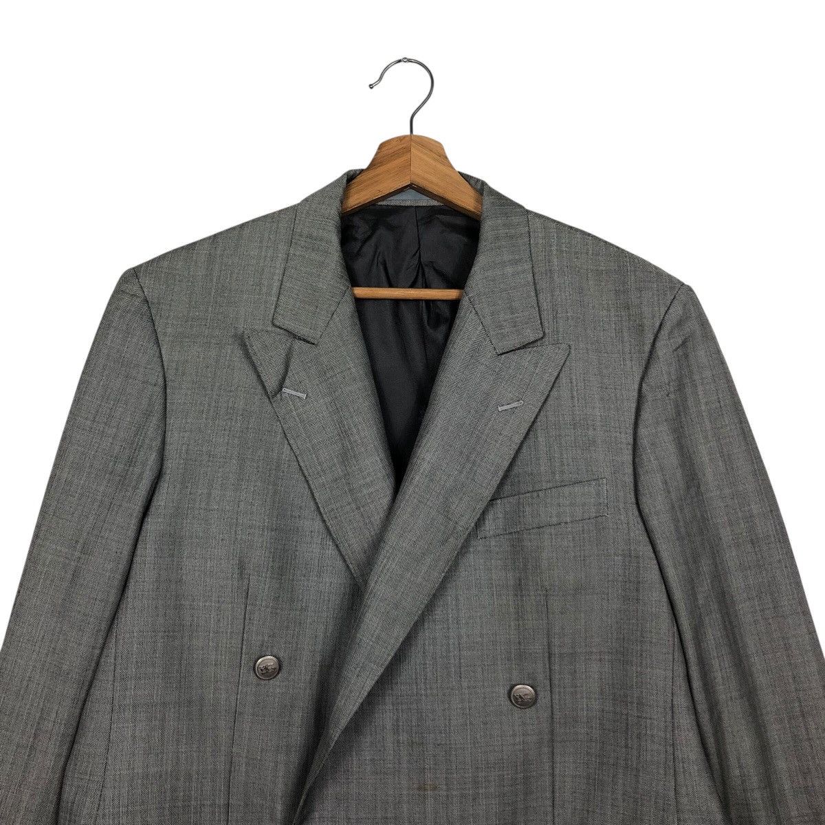 Burberry 📌Rich Grey Vintage Double Breast Chore Jacket Burberry Size US M / EU 48-50 / 2 - 4 Thumbnail