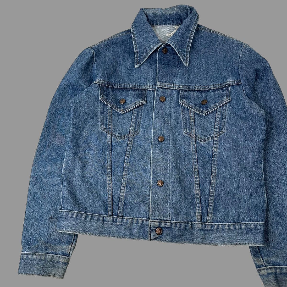 Vintage Vintage 1970s denim jacket Size US M / EU 48-50 / 2 - 2 Thumbnail