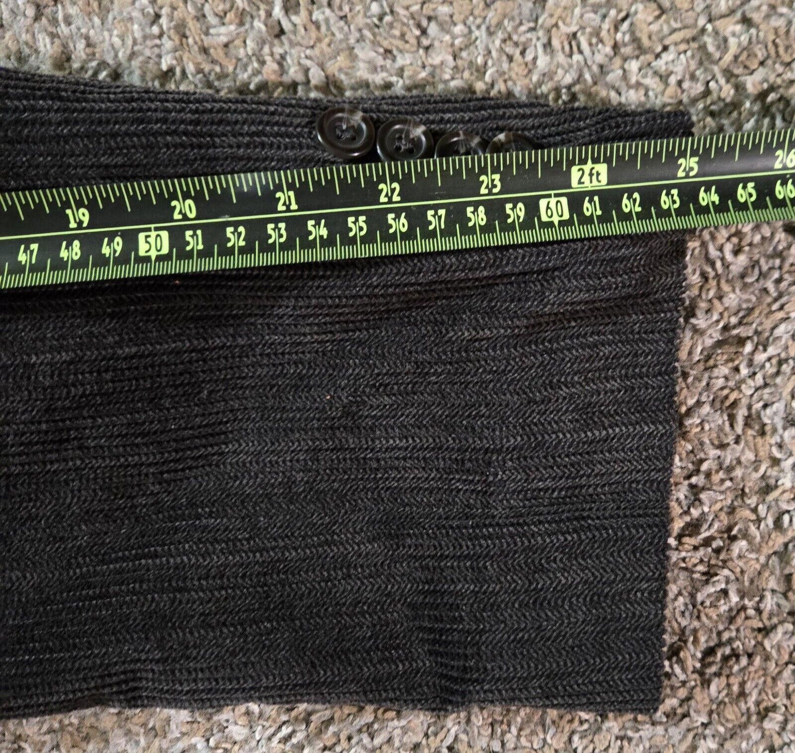 Chaps Chaps Two-Button Black Blazer Corduroy Jacket Sz 44L HR Size 38R - 5 Thumbnail