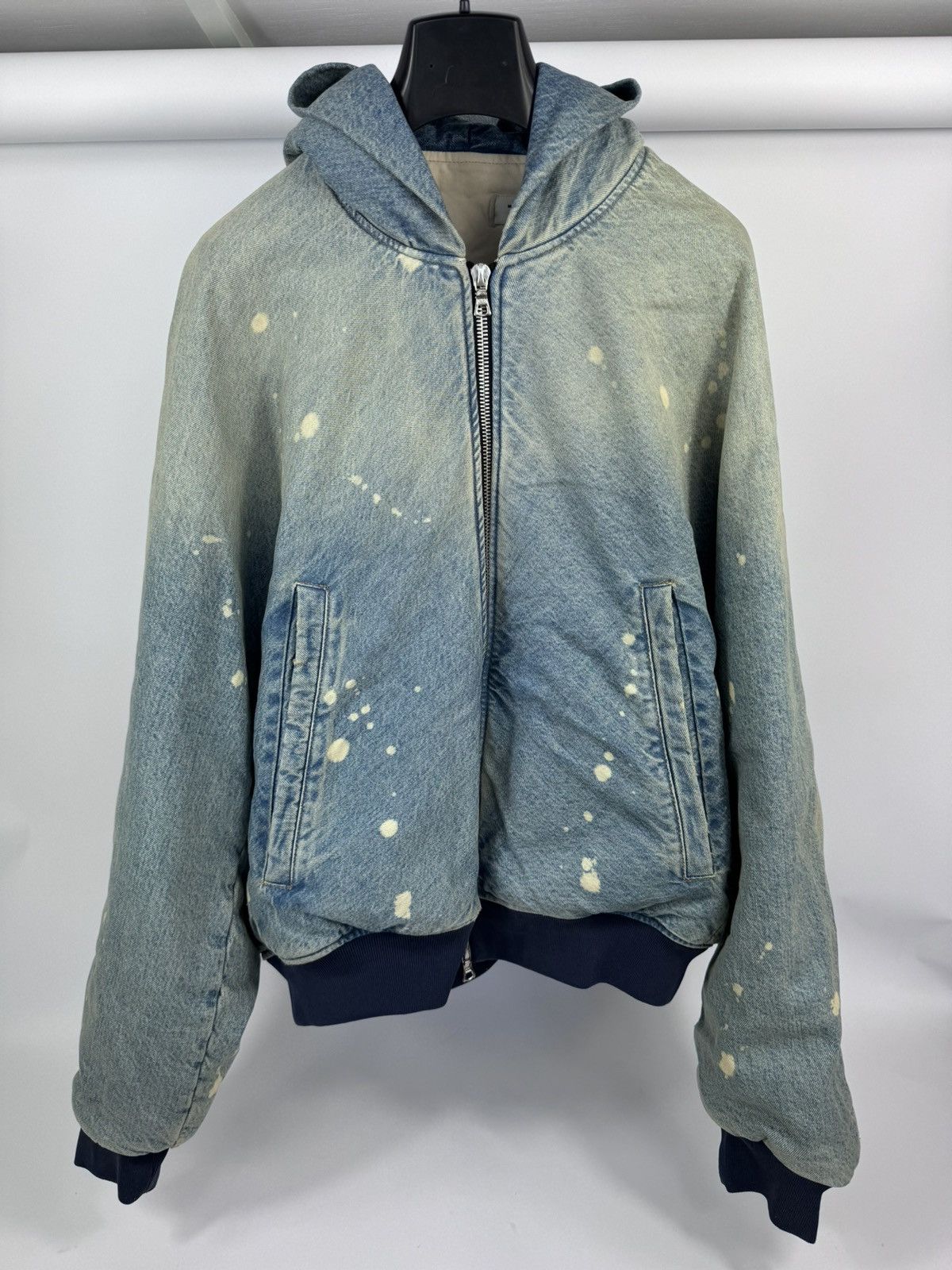 Other B1 ARCHIVE OVERSIZED ZIP HOODED DENIM JACKET Size US XL / EU 56 / 4 - 1 Thumbnail