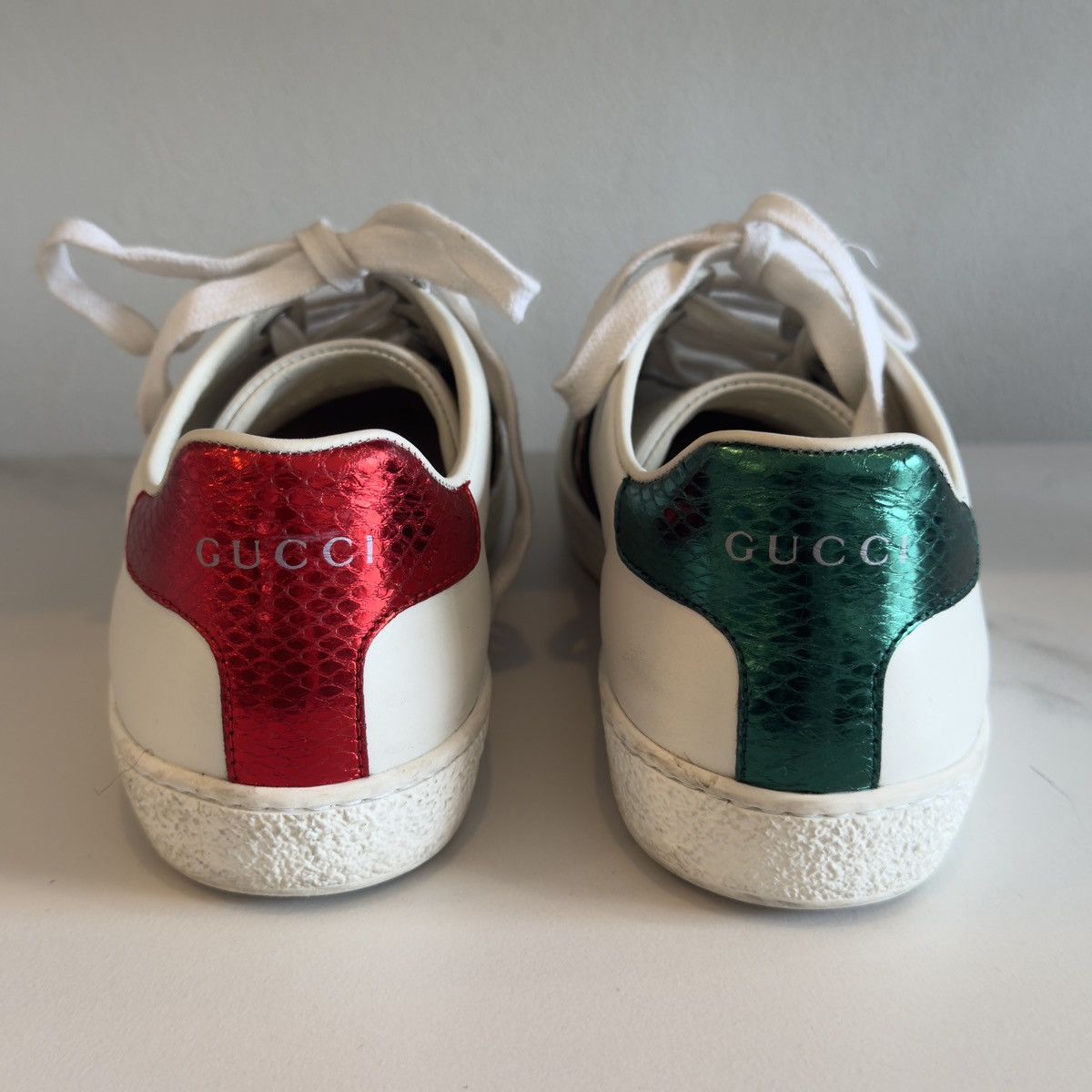 Gucci Gucci Ace Pineapple and Ladybug Sneakers Size US 6 / IT 36 - 5 Thumbnail