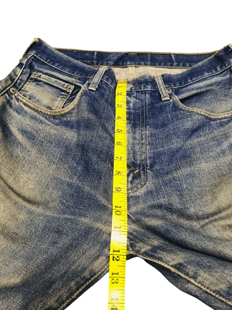 Levi's Vintage Levis 502 Big E Salvage Denim Size US 32 / EU 48 - 12 Thumbnail