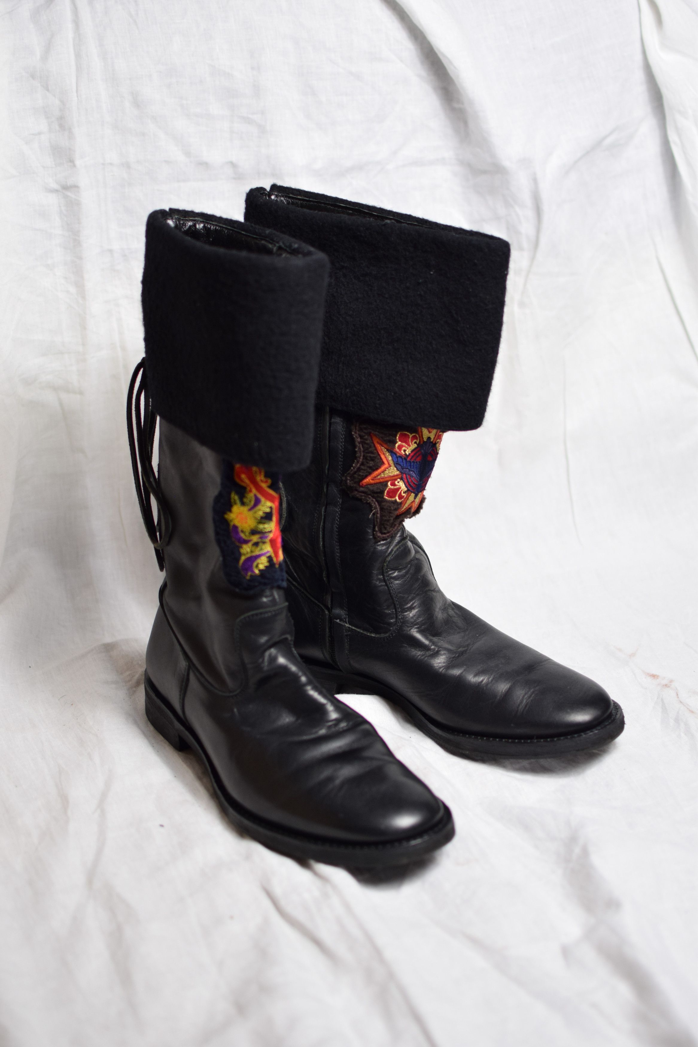Yohji Yamamoto FINAL DROP - YYPH AW12 Patch Boots - HD-E07-754 Size US 8 / EU 41 - 1 Thumbnail