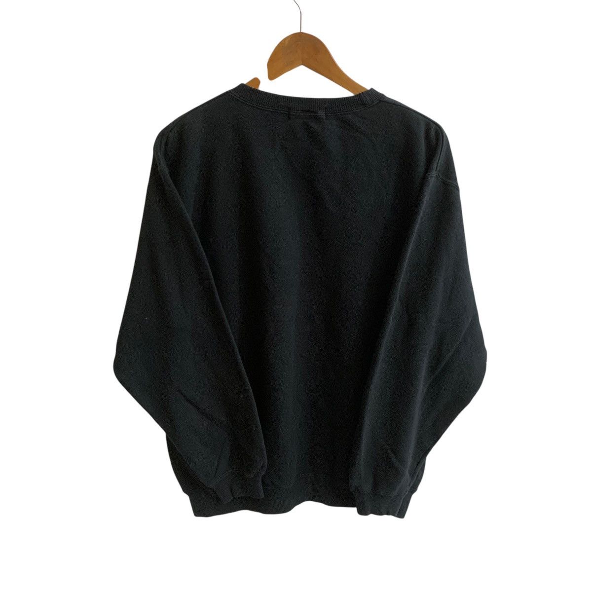 Valentino × Vintage Vintage Franco Valentino Sweatshirt Black Spell Out Medium Size US M / EU 48-50 / 2 - 3 Thumbnail