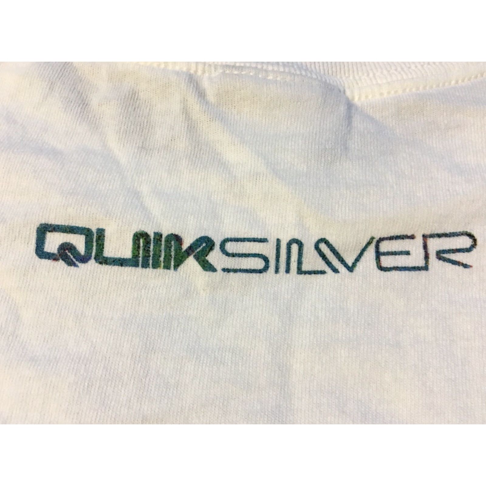 Volcom VINTAGE Quiksilver Shirt XL Surf Skate Beach 90s T-Shirt Mens White Graphic Tee Size US XL / EU 56 / 4 - 4 Thumbnail