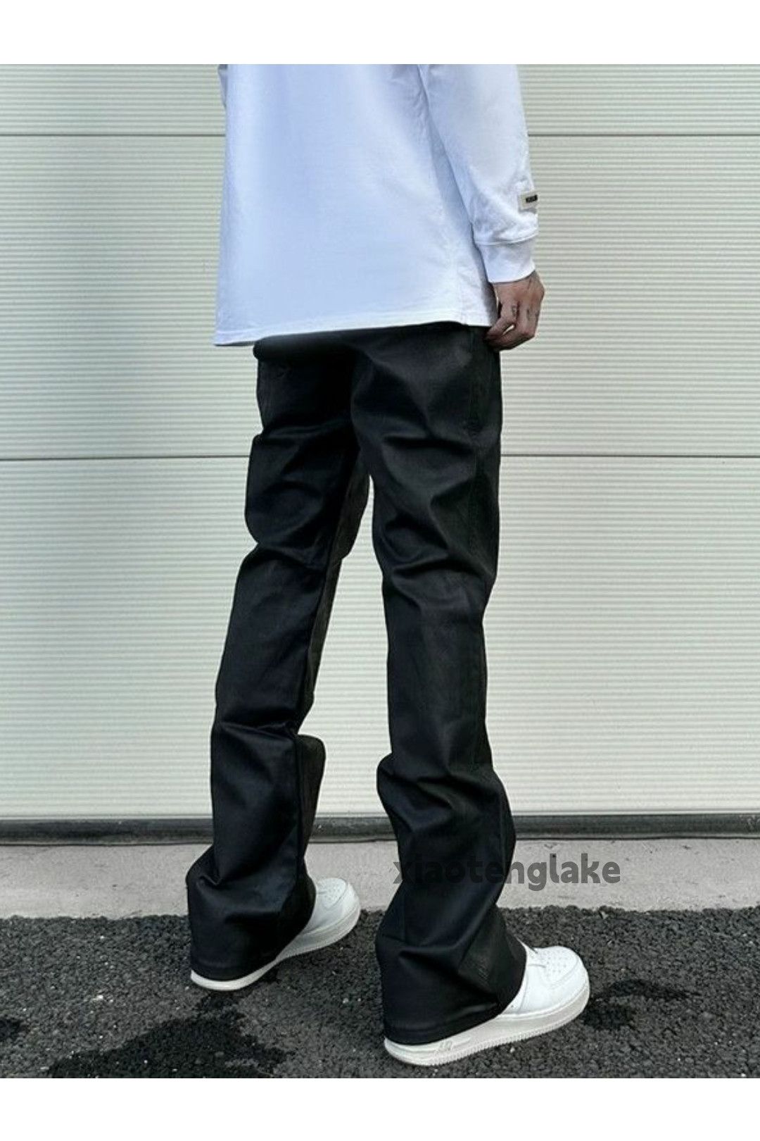 Designer × Jean × Vintage wax punk skate hiphop bootcut flared jeans Size US 32 / EU 48 - 7 Thumbnail