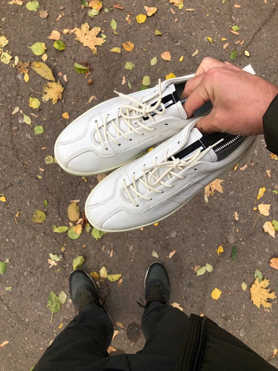 Ecco VERY RARE ECCO DANISH DESIGN LEATHER SNEAKERS DESIGNER DELUX Size US 8 / EU 41 - 9 Thumbnail