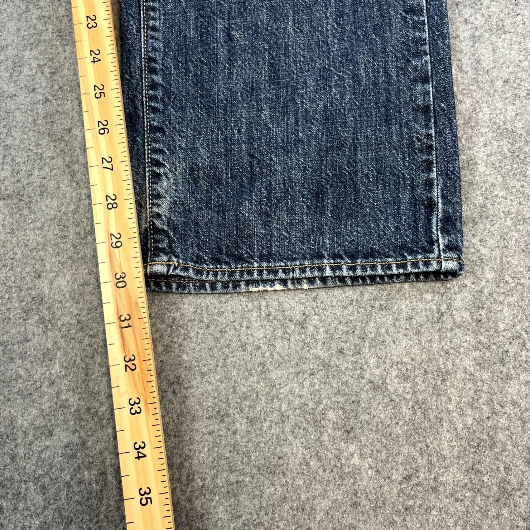 Hugo Boss HUGO BOSS Arkansas Jeans Regular Straight 32 30 Dark Blue Cotton Button Fly 5-Pocket Mens Vintage No Blue Jeans Size US 32 / EU 48 - 4 Thumbnail