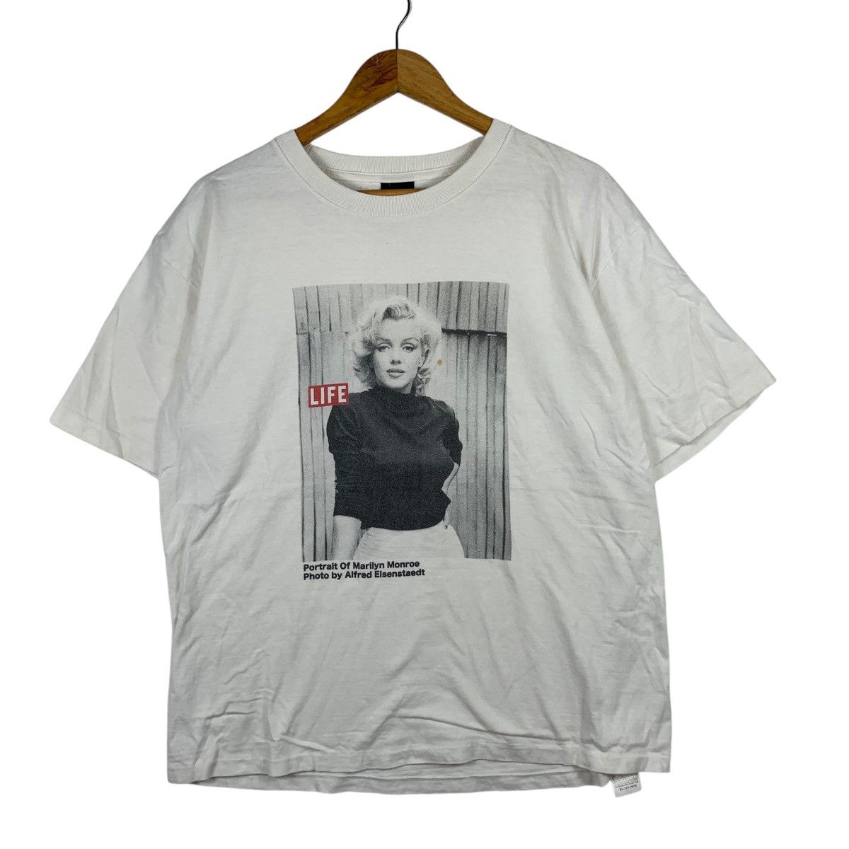 Marilyn Manson Vintage MARILYN MONROE FOTOFOLIO Alfred Eisenstaedt Tee Size L / US 10 / IT 46 - 3 Thumbnail