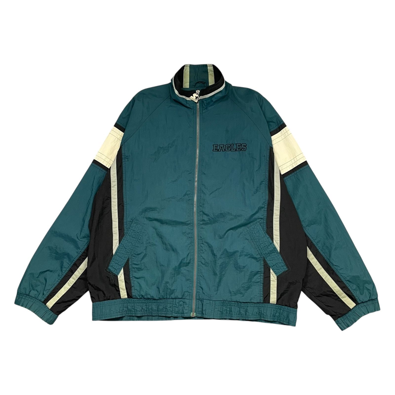 NFL VTG 90s PHILADELPHIA EAGLES STARTER WINDBREAKER JACKET Size US XL / EU 56 / 4 - 2 Thumbnail