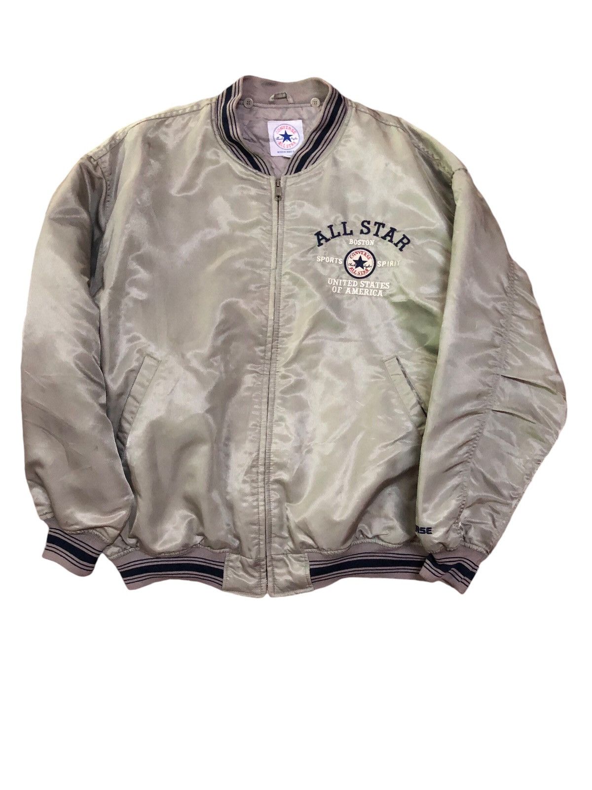Converse Vintage Converse Oversize Big logo Bomber jacket Size US XXL / EU 58 / 5 - 2 Thumbnail