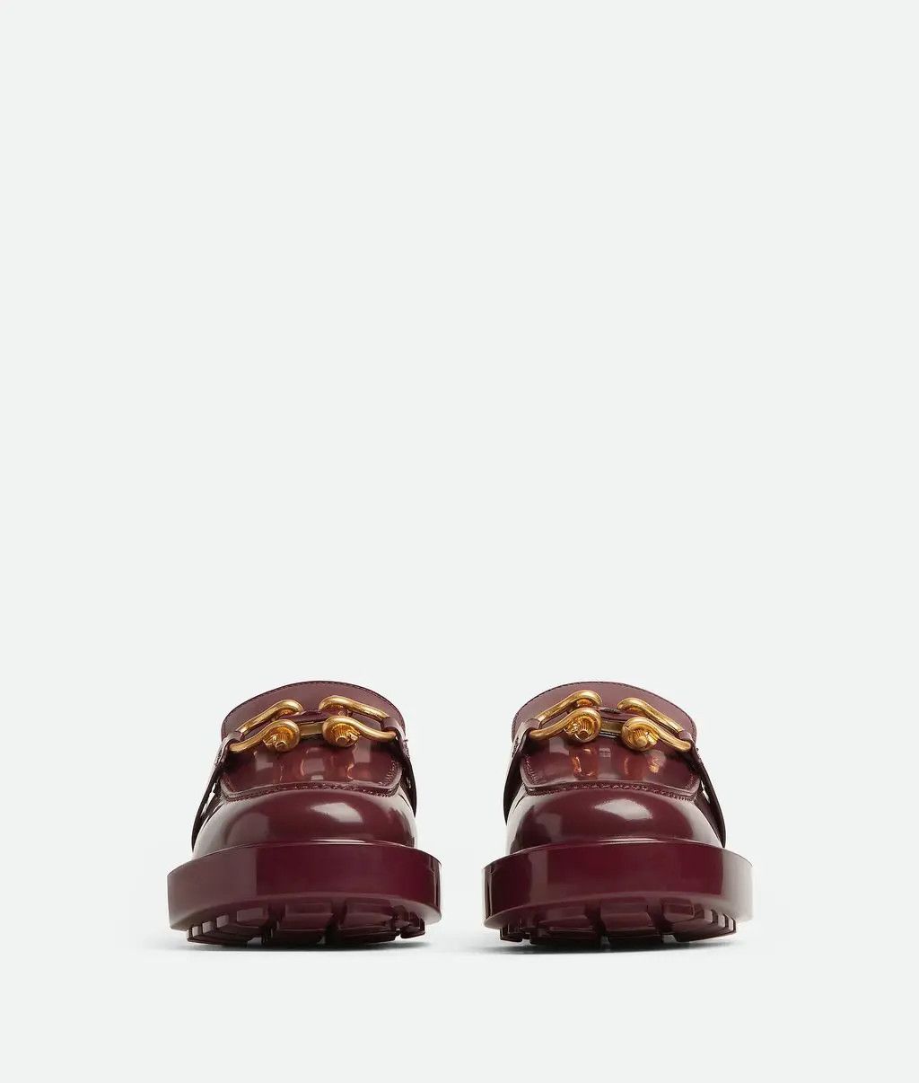 Bottega Veneta o1bcso1str0425 Monsieur Chunky Loafers in Burgundy Size US 8 / IT 38 - 3 Thumbnail