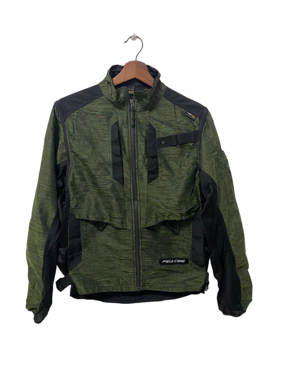image of Workers Fieldcore Cordura Multiple Pocket Light Jacket in Black Green, Men's (Size Medium)