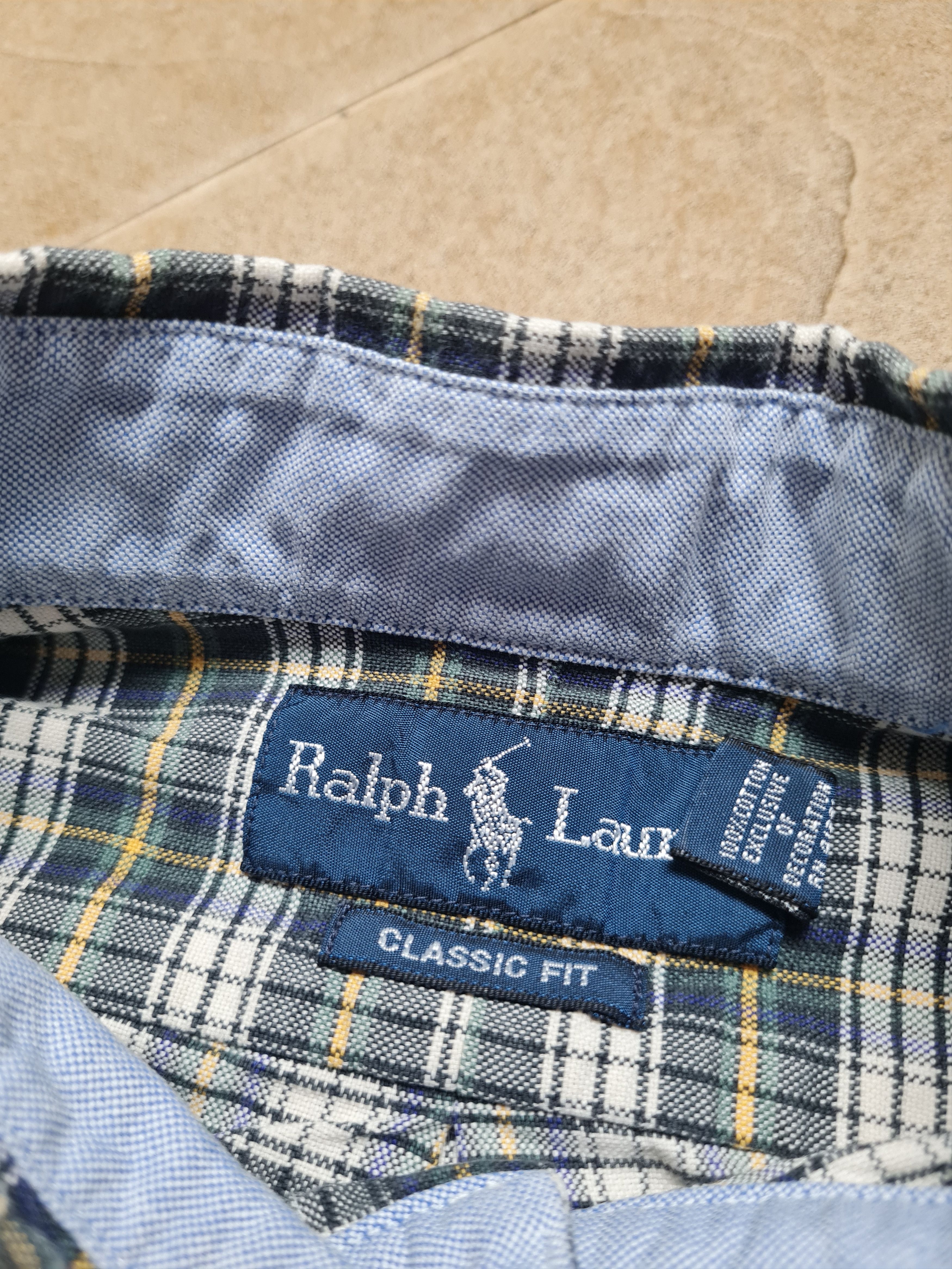 Polo Ralph Lauren Ralph Lauren Green Tartan Button Down Custom Fit Vintage L Size US L / EU 52-54 / 3 - 19 Thumbnail