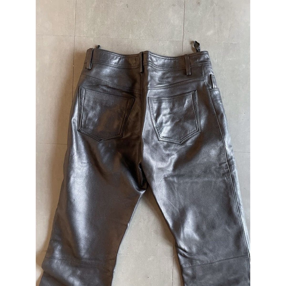 Helmut Lang LEATHER PANTS Size US 28 / EU 44 - 4 Thumbnail